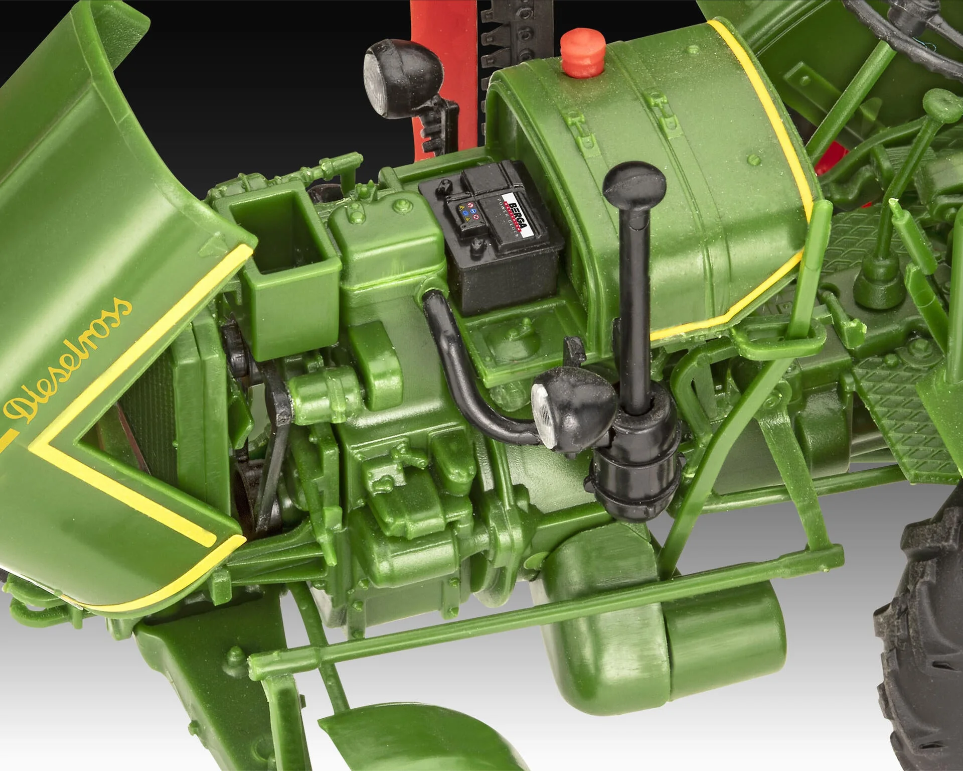 07828 Fendt F20 Dieselroß Tractor (Click System) Model Kit - Image 7