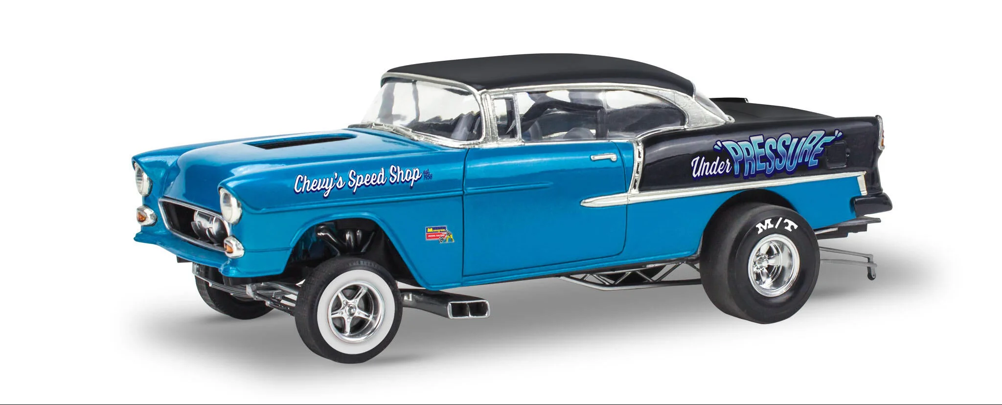 14519 1955 Chevy® Bel Air® Street Machine 2N1 Model Kit - Image 4