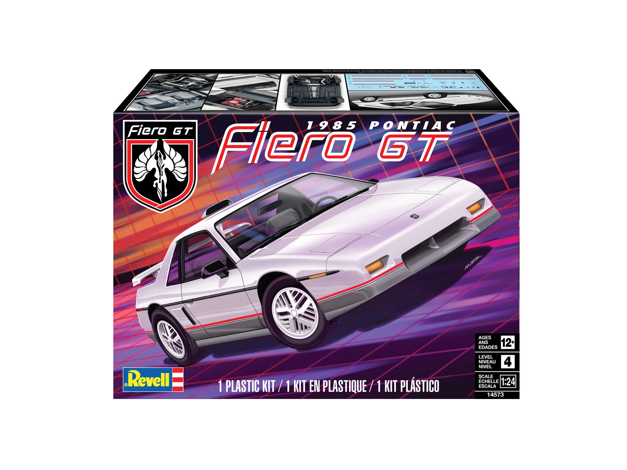 14573 1985 Pontiac Fiero GT Model Kit - Image 7