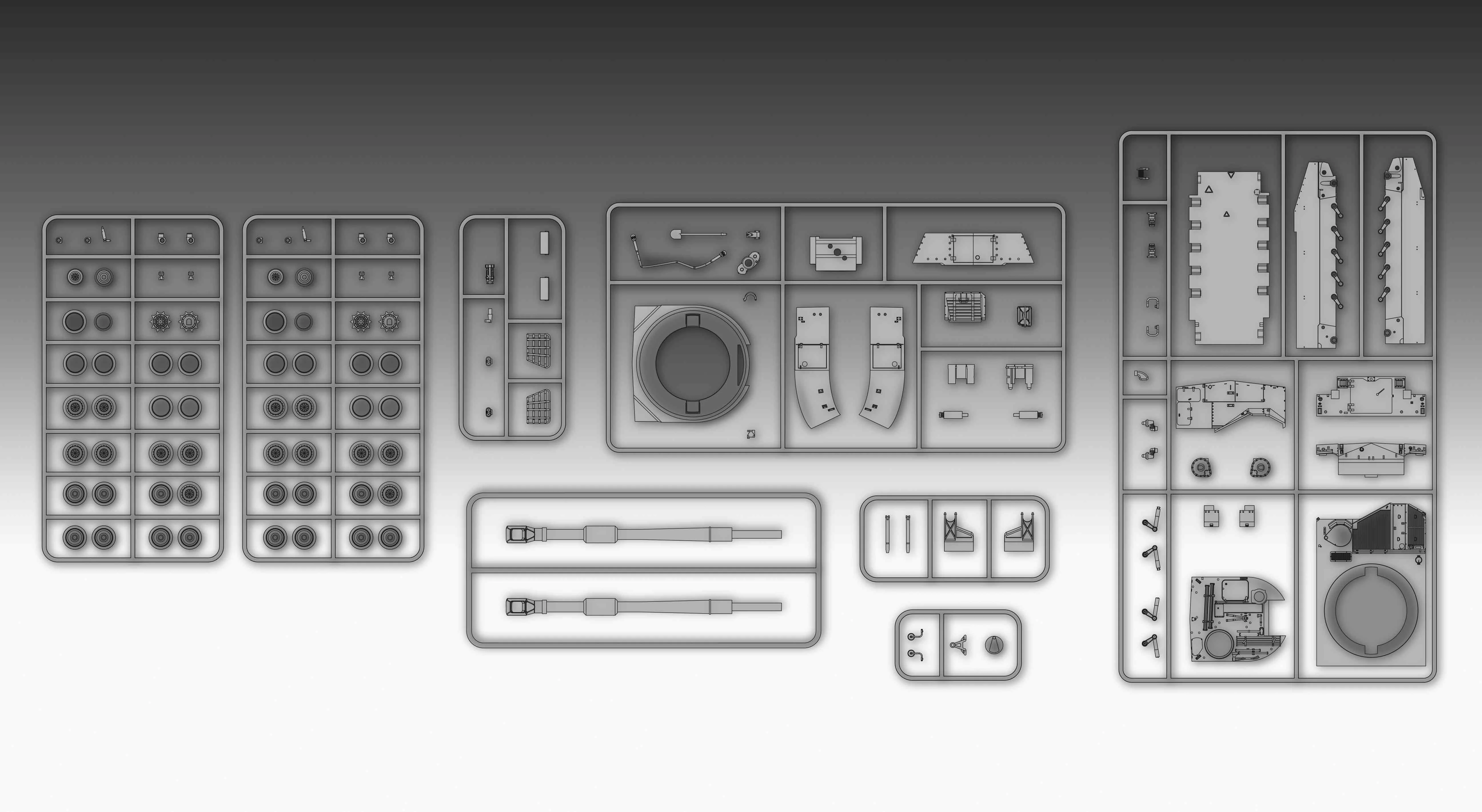 63361 M109 A2 model Model Kit - Image 6
