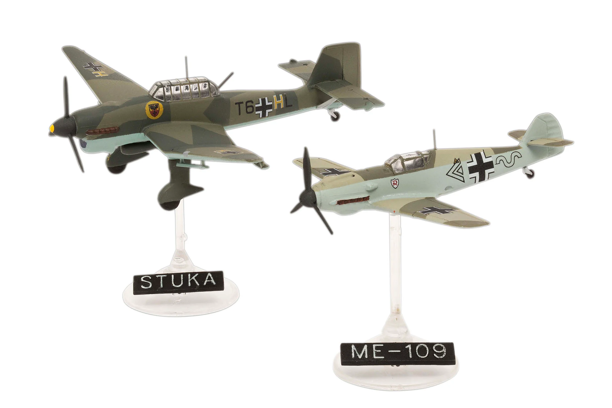 63770 Model Set Messerschmitt Bf109E & Ju87B Stuka - Image 2