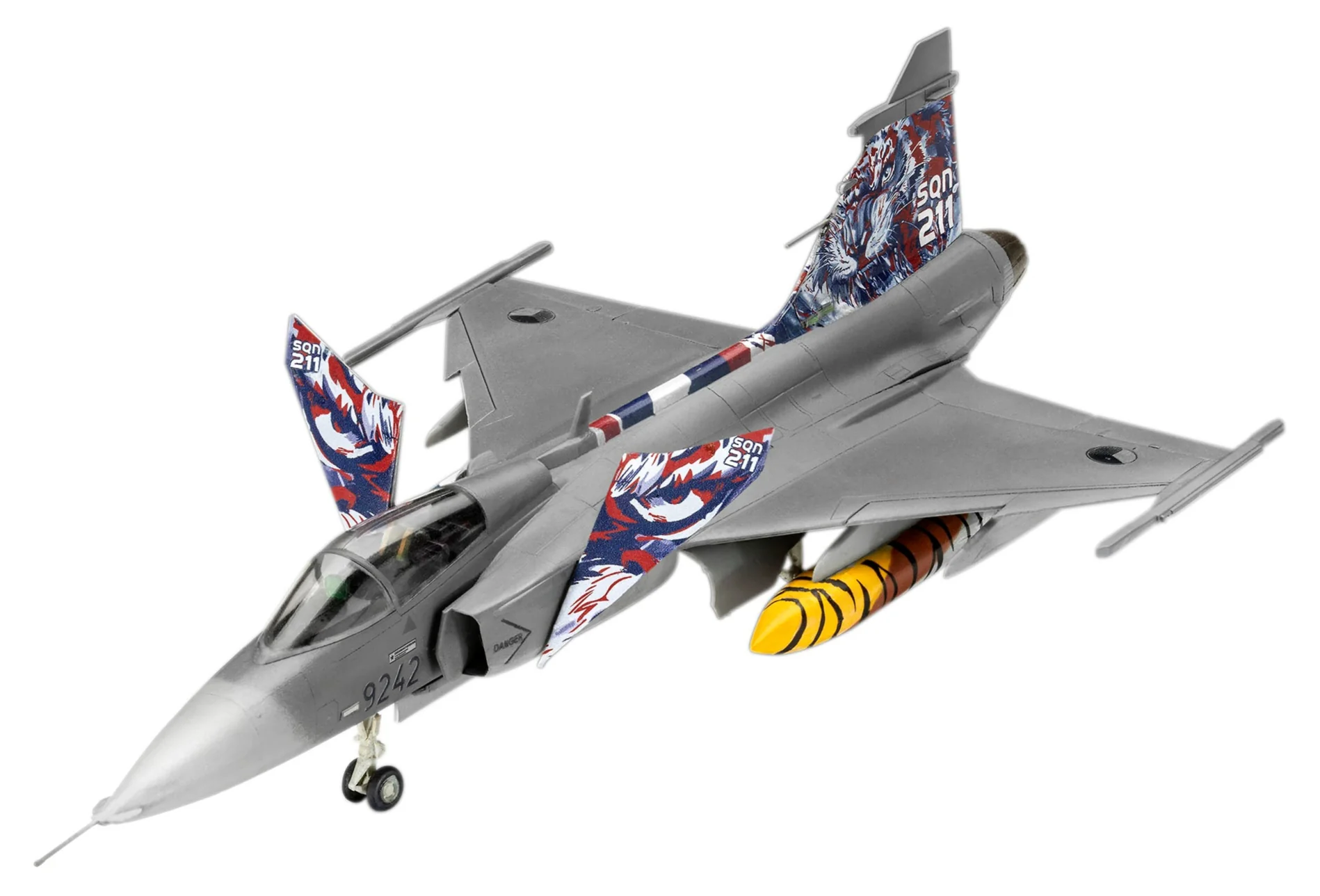 63776 Model Set Saab JAS-39C Gripen Model Kit - Image 2