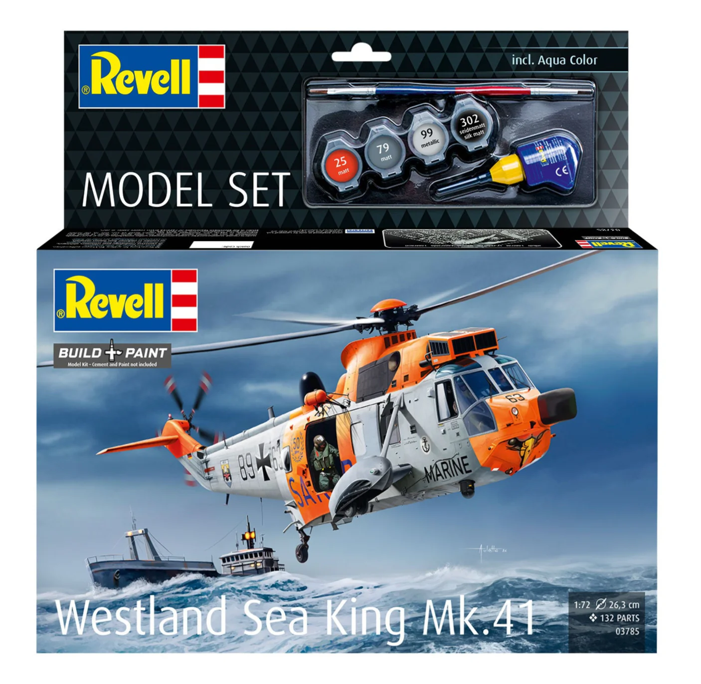 63785 Model Set Westland Sea King Mk. 41 Model Kit - Image 8