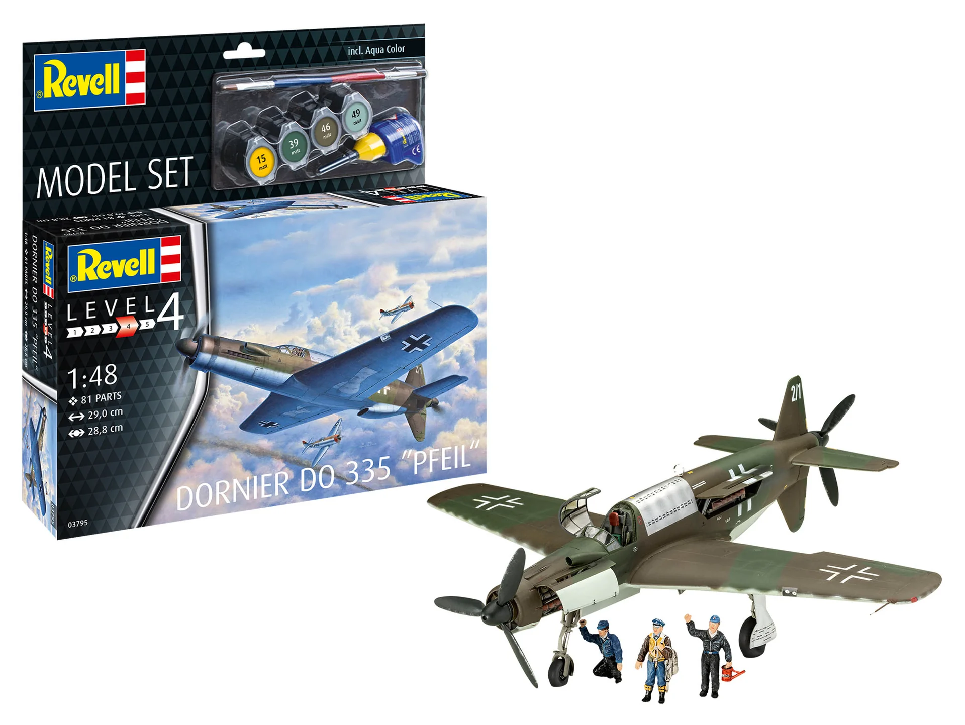 63795 Model Set Do335 Pfeil Model Kit