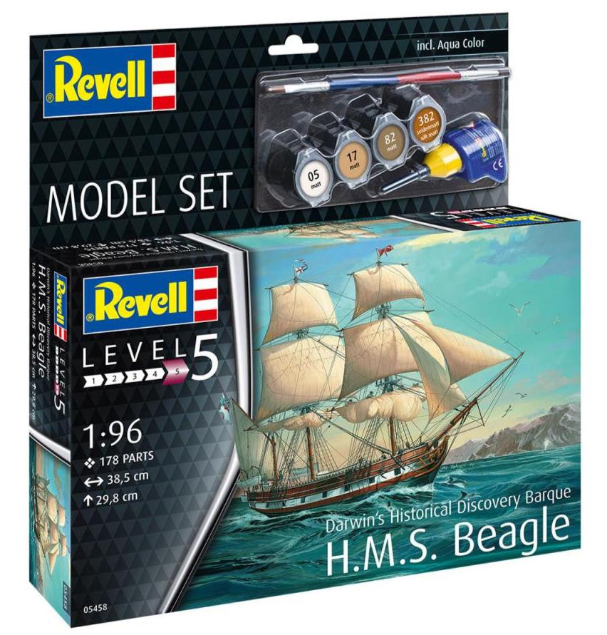 65458 Model Set HMS Beagle Model Kit - Image 6