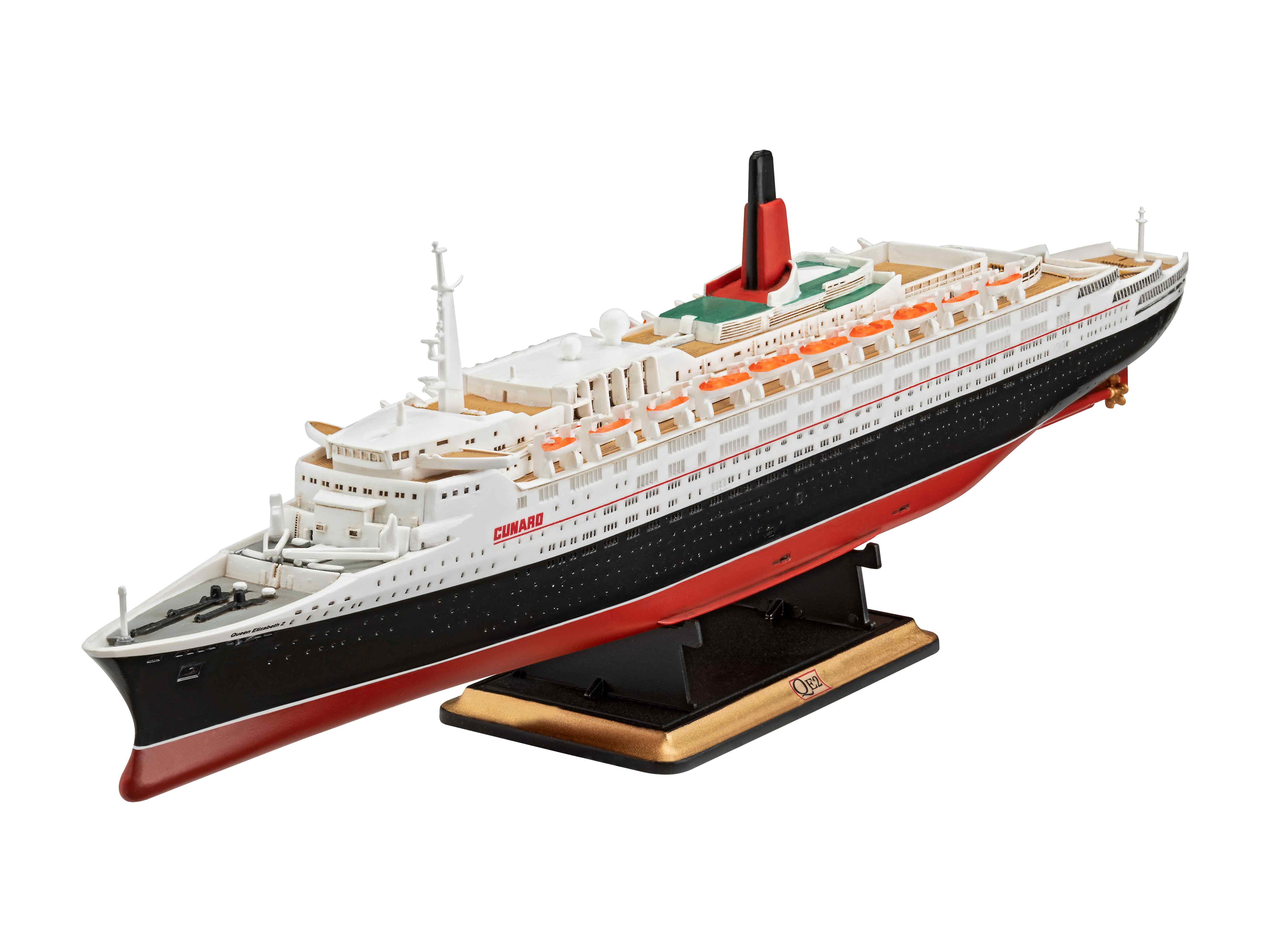 65806 Model Set Queen Elizabeth 2 Model Kit - Image 2