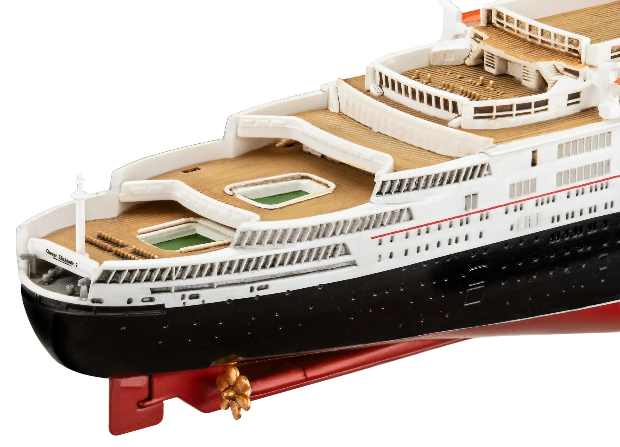 65806 Model Set Queen Elizabeth 2 Model Kit - Image 5