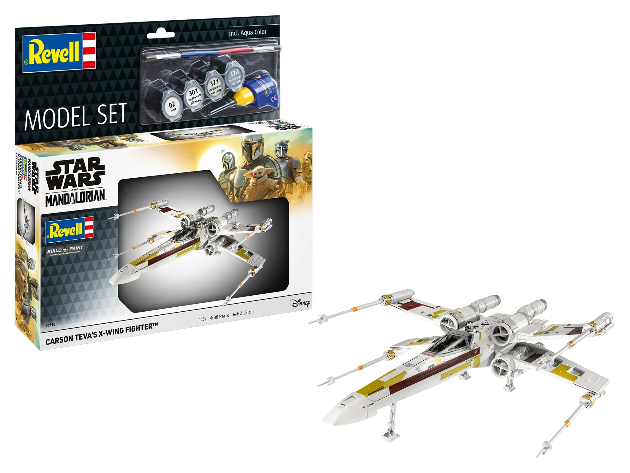 66790 Model Set Carson Teva's X-Wing: The Mandalorian Model Kit