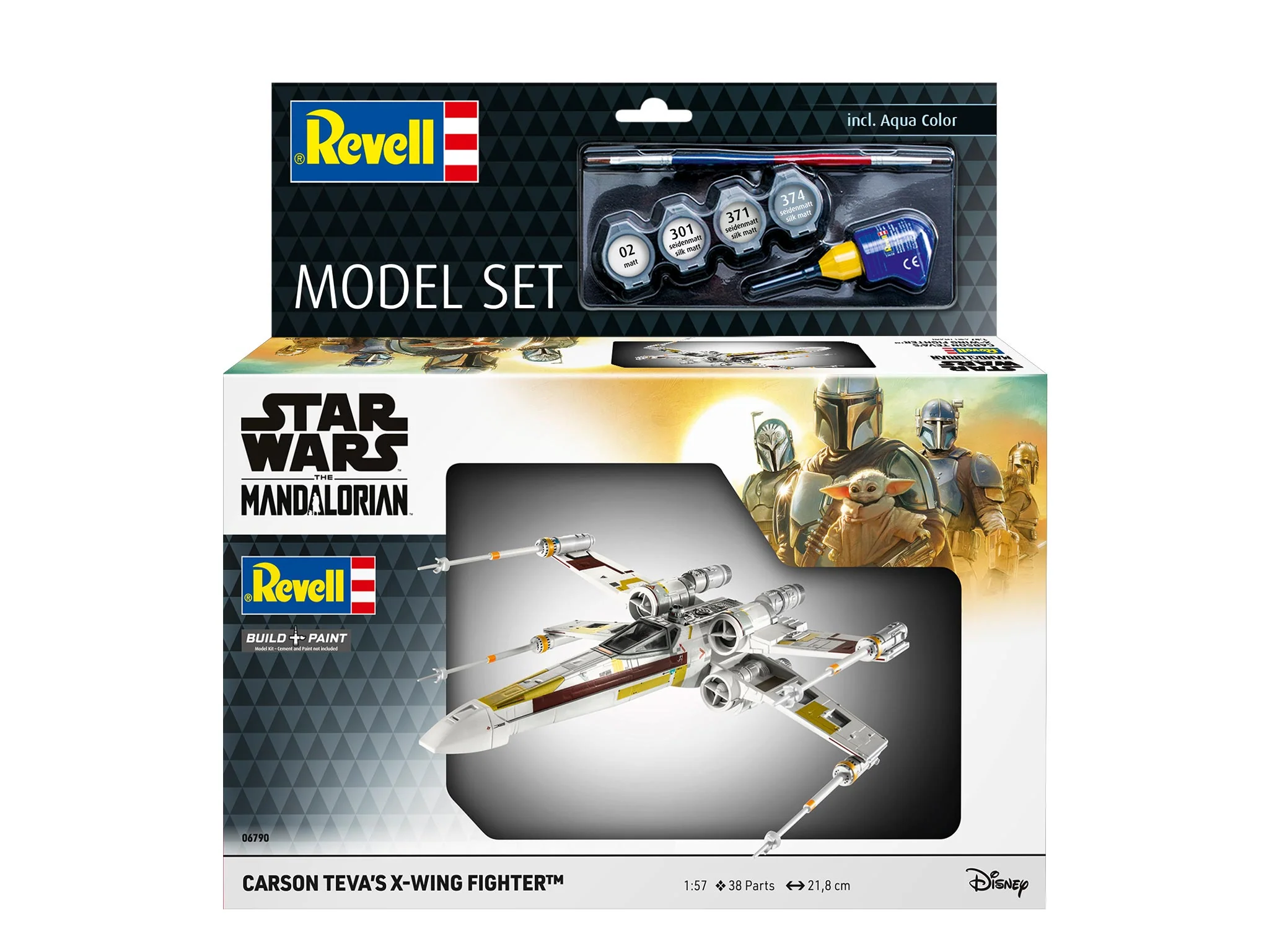 66790 Model Set Carson Teva's X-Wing: The Mandalorian Model Kit - Image 7