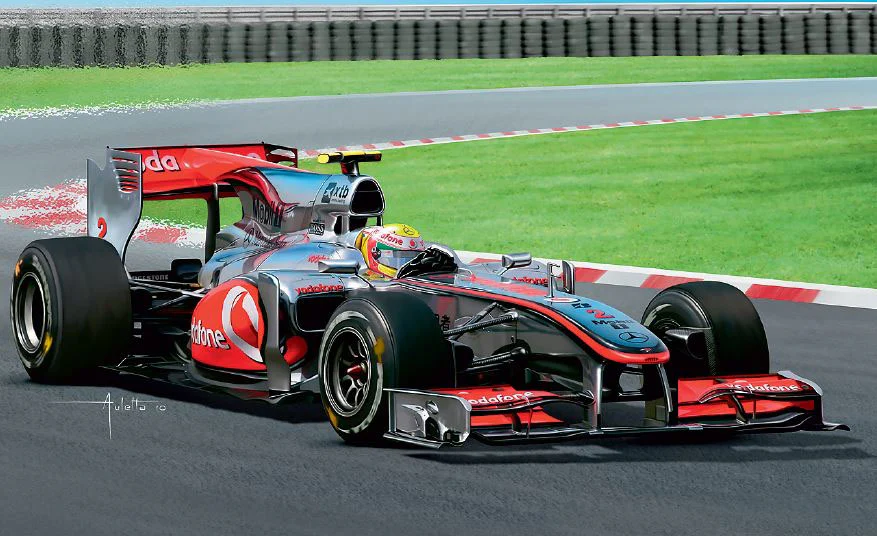 67096 McLaren Mercedes MP4-25 "Lewis Hamilton" Model Kit - Image 8