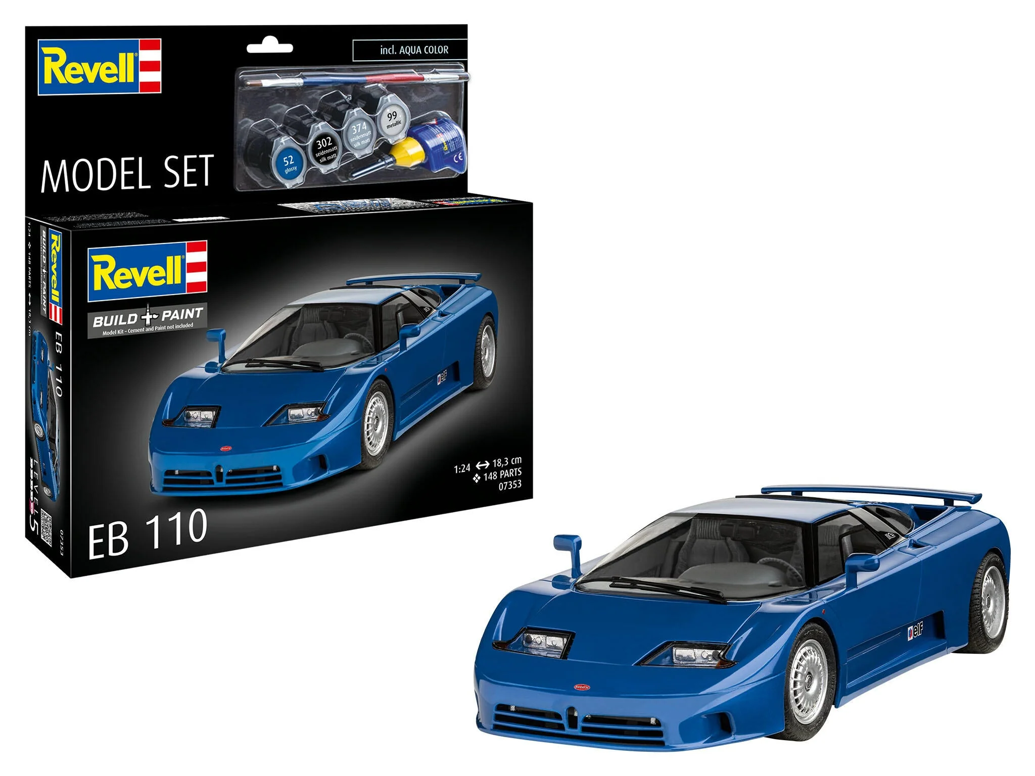 67353 Model Set Bugatti EB110 Model Kit