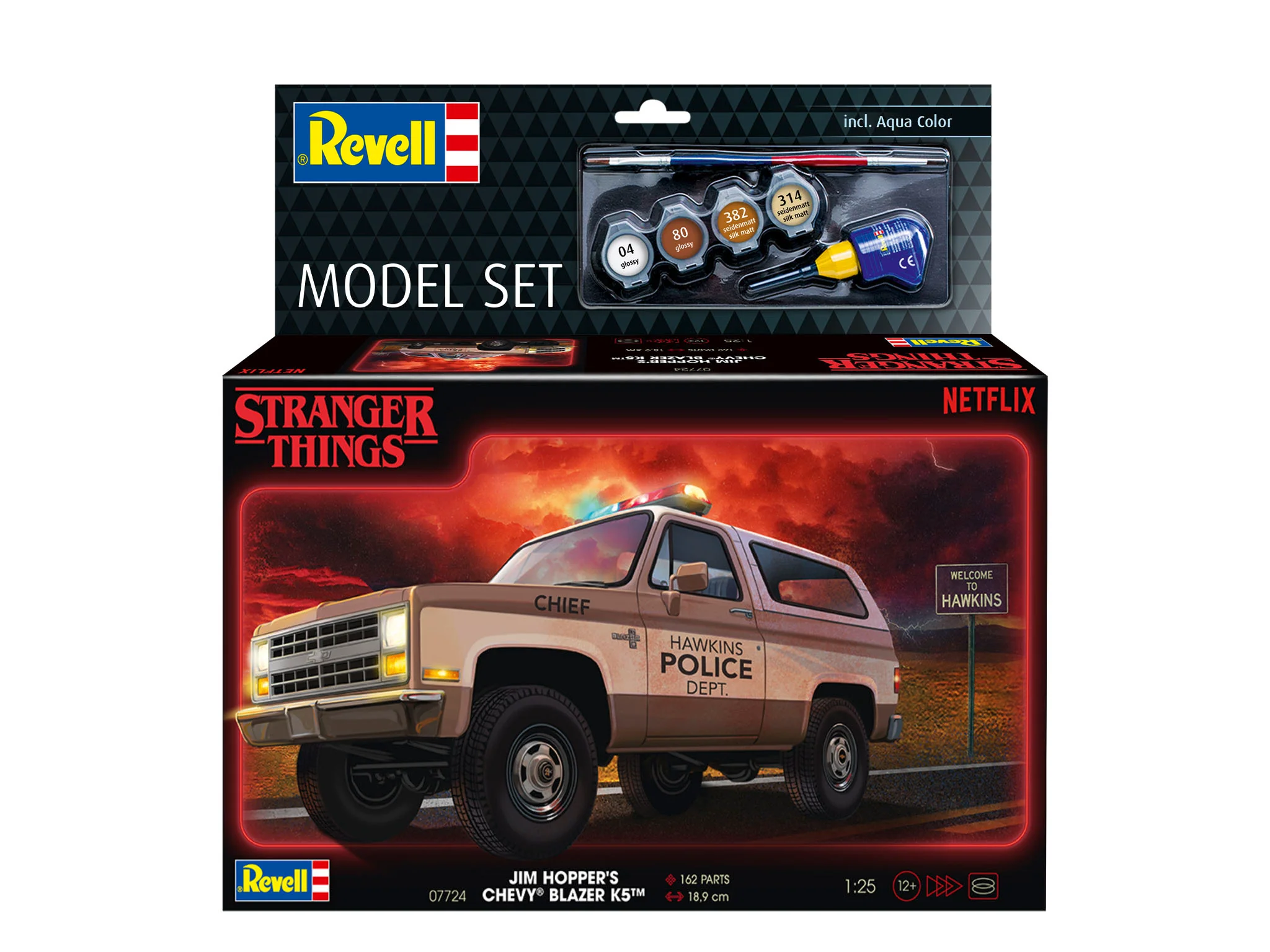 67724 Model Set 1985 Chevrolet K5 Blazer: Stranger Thing Model Kit - Image 10