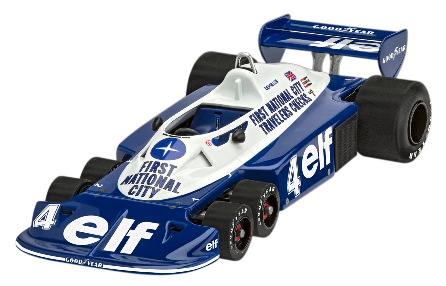67741 Model Set Tyrrel P34-2 6-Wheeler Model Kit - Image 2