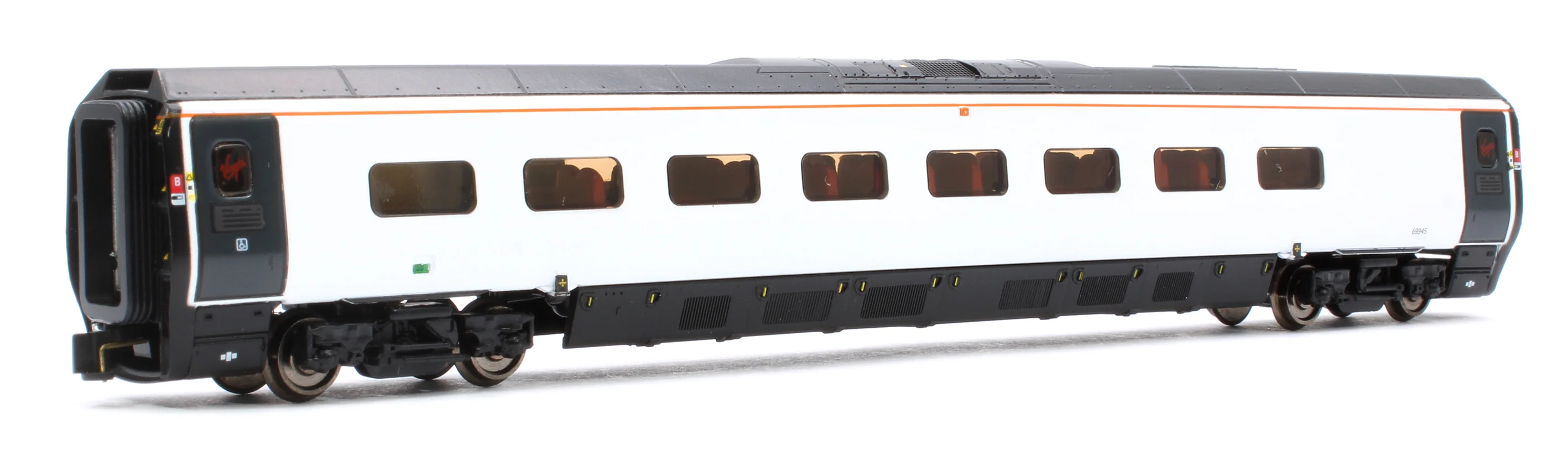 Class 390 045 "Virgin Pride" 9 Car Pendolino in Virgin Flowing Silk Rainbow livery - Image 3