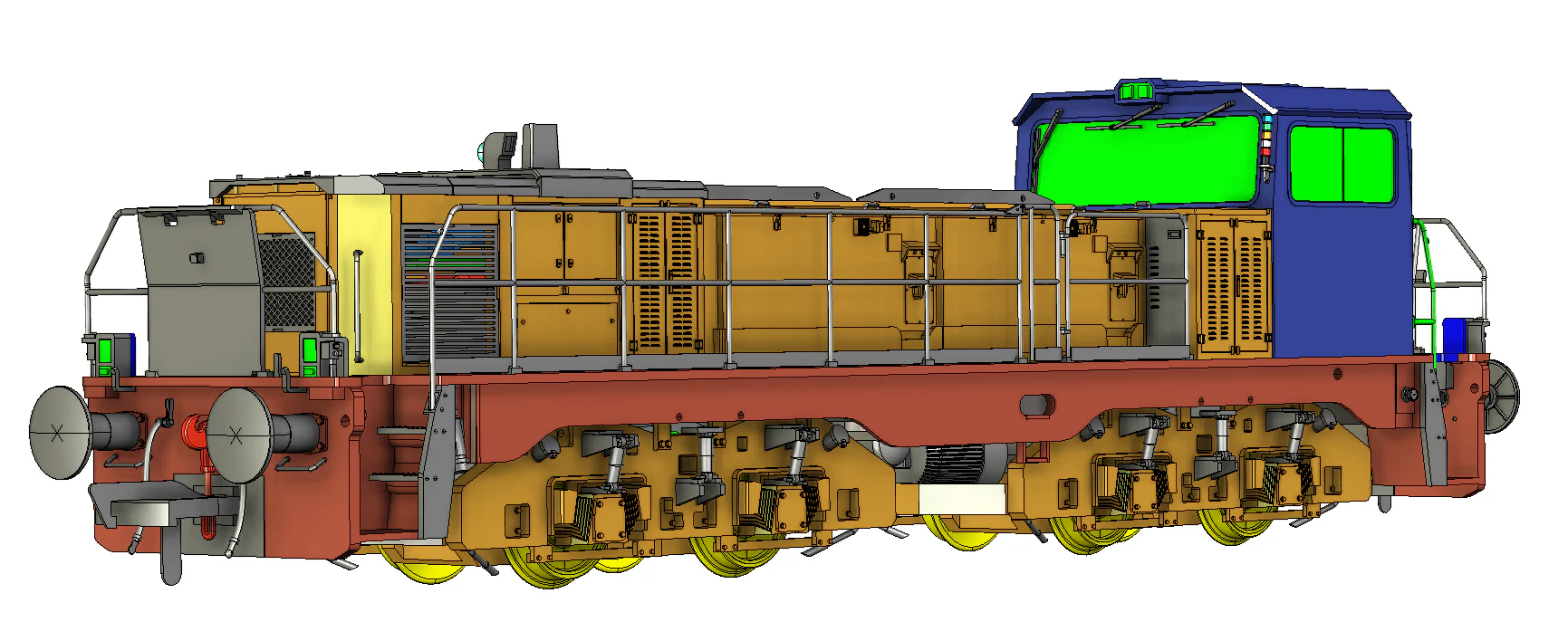 RT-CL18-BE-001-SF Clayton Class 18 (18001-5) / CBD90 Beacon Rail Hybrid Battery Diesel Locomotive (DCC Sound) - Image 3