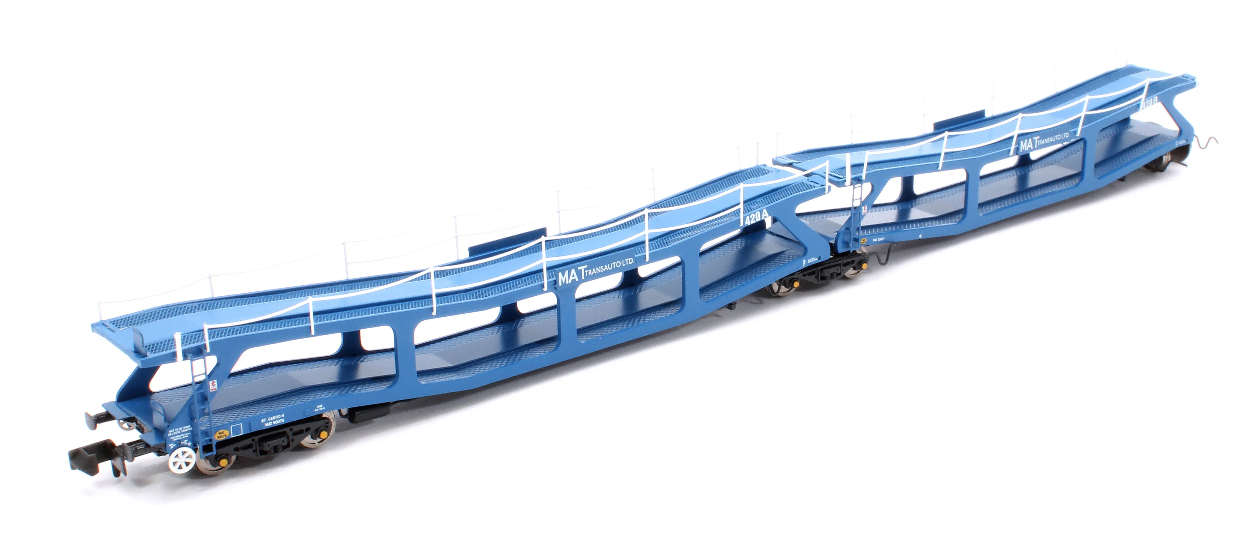 RT-N-CAR4-102A Quad Set Cartic-4 Car Carrier - MAT-Transauto Blue (Set A) - Image 2