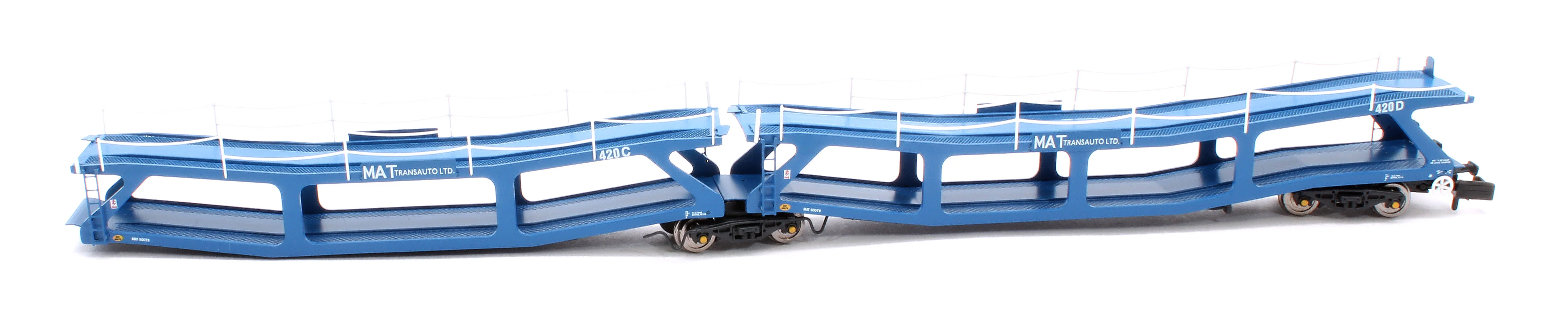 RT-N-CAR4-102A Quad Set Cartic-4 Car Carrier - MAT-Transauto Blue (Set A) - Image 6