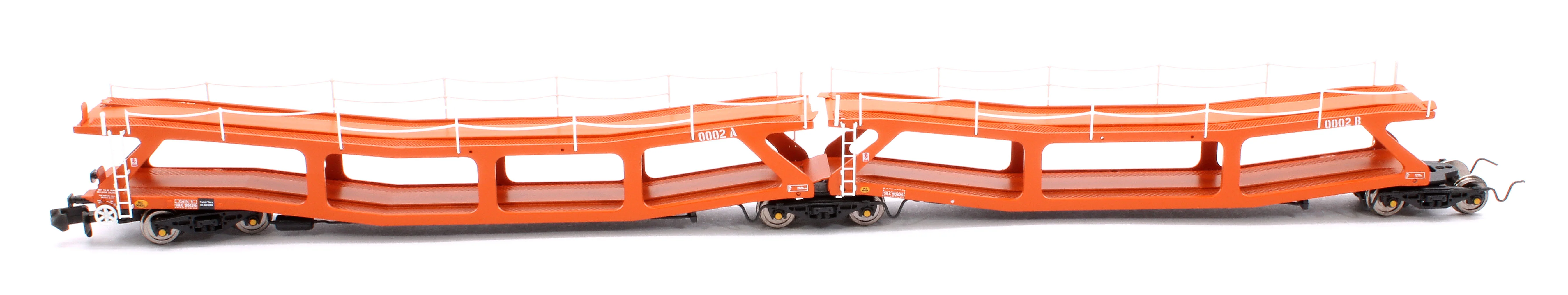 RT-N-CAR4-103A Quad Set Cartic-4 Car Carrier - Silcock and Collings Orange (Set A) - Image 3