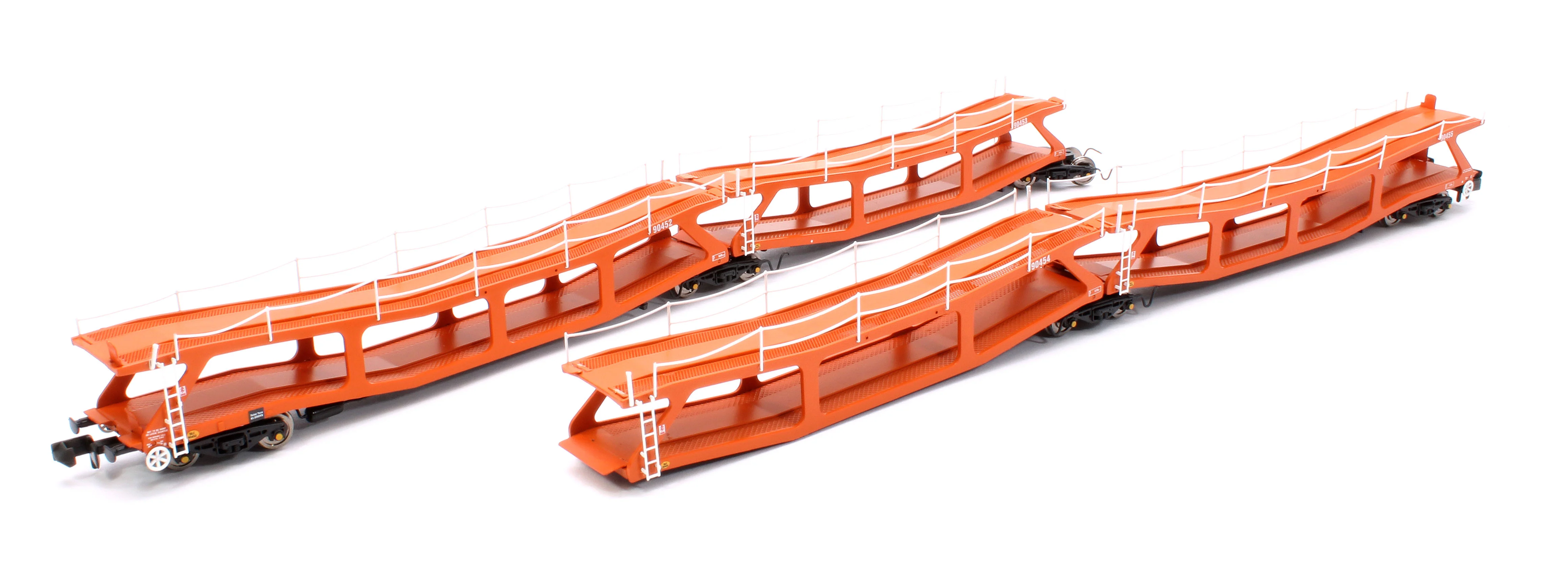 RT-N-CAR4-103B Quad Set Cartic-4 Car Carrier - Silcock and Collings Orange (Set B)