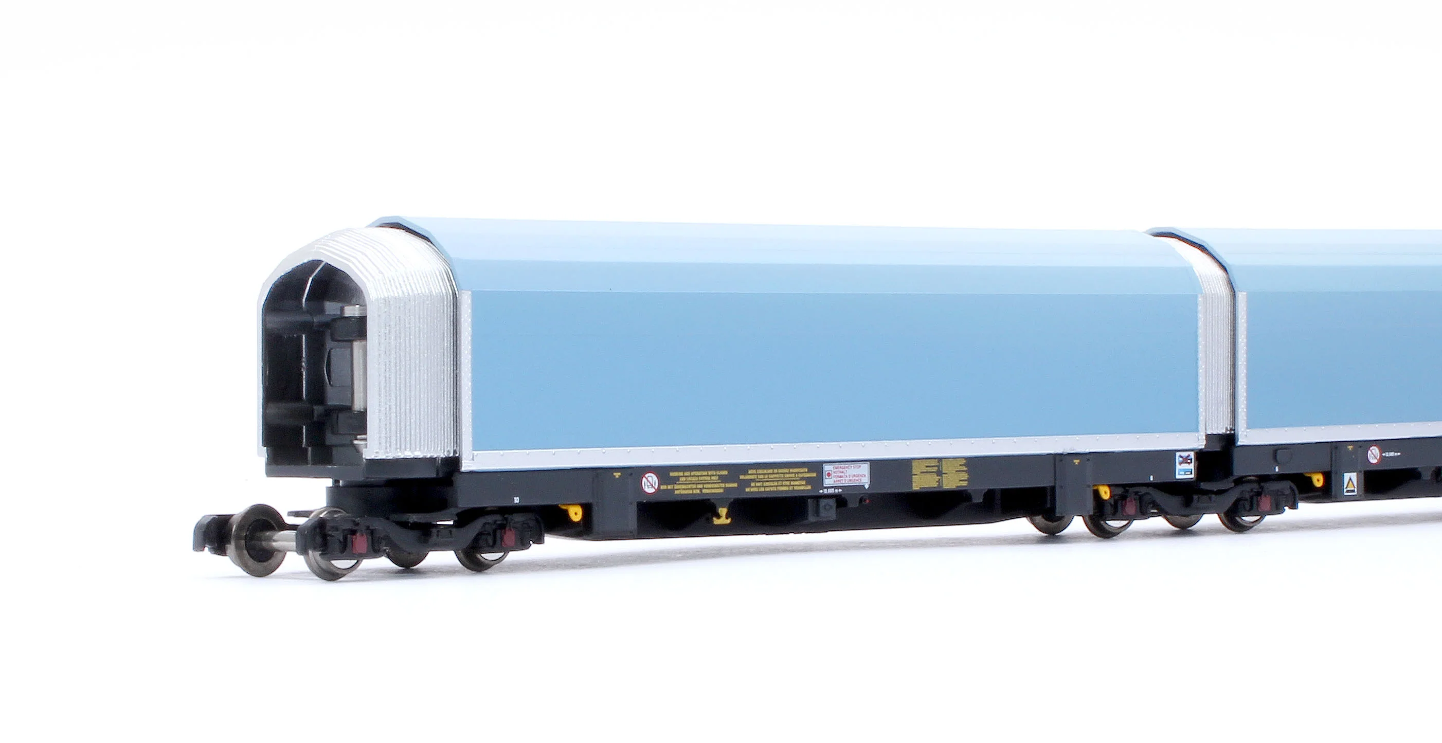 RT-N-WIA-202A N/2mm 5-car Arbel WIA car carrier plain blue. Wagon number 85 70 4971 011-7 - Image 4