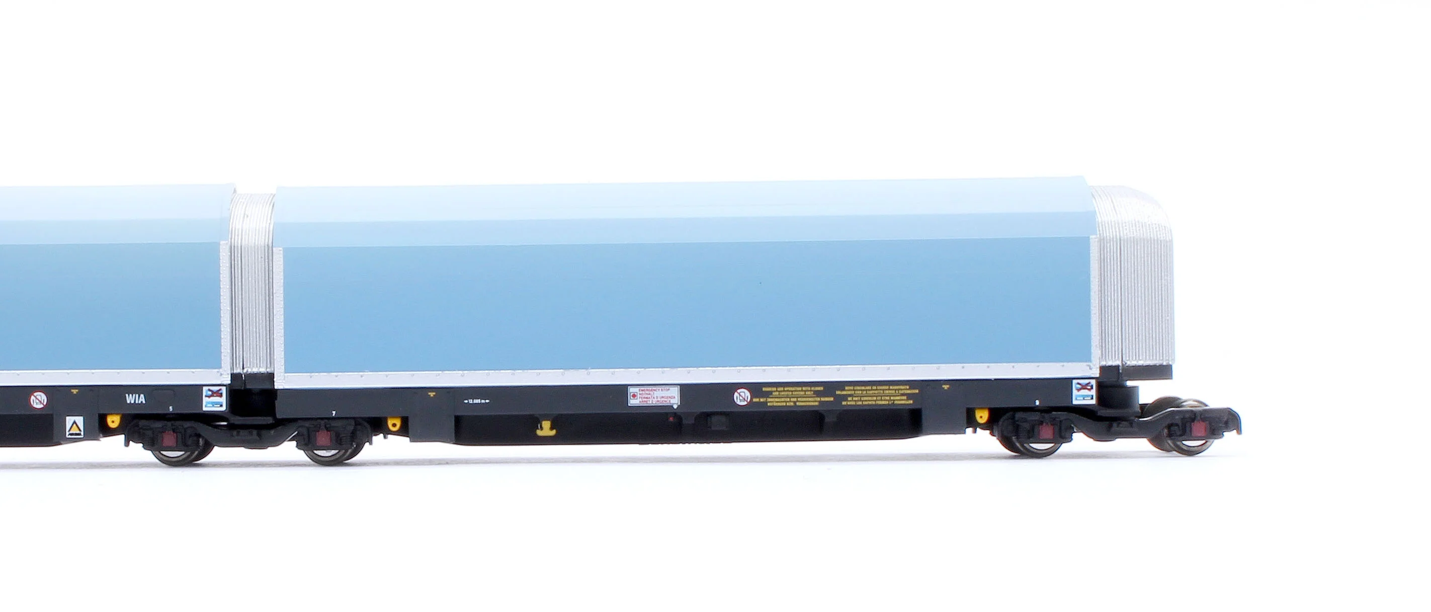 RT-N-WIA-202A N/2mm 5-car Arbel WIA car carrier plain blue. Wagon number 85 70 4971 011-7 - Image 5