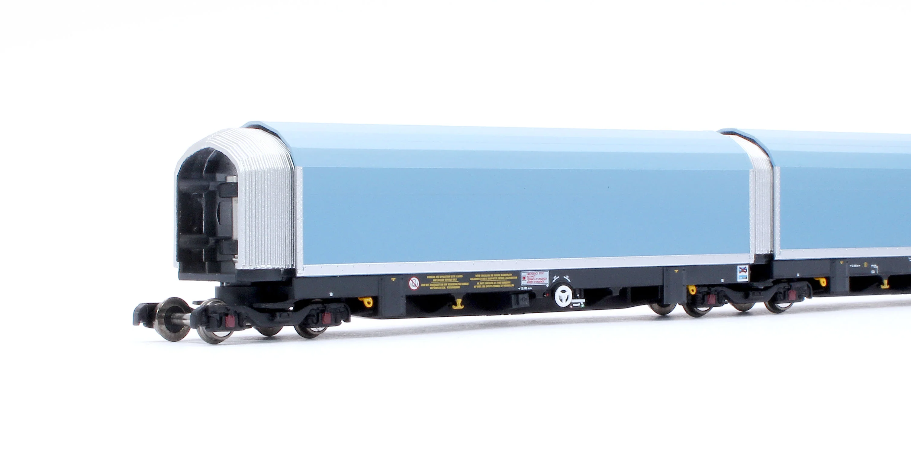 RT-N-WIA-202A N/2mm 5-car Arbel WIA car carrier plain blue. Wagon number 85 70 4971 011-7 - Image 6