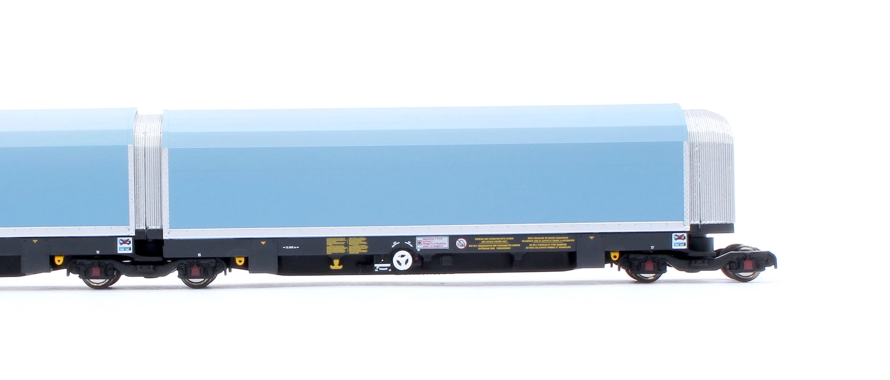 RT-N-WIA-202A N/2mm 5-car Arbel WIA car carrier plain blue. Wagon number 85 70 4971 011-7 - Image 7