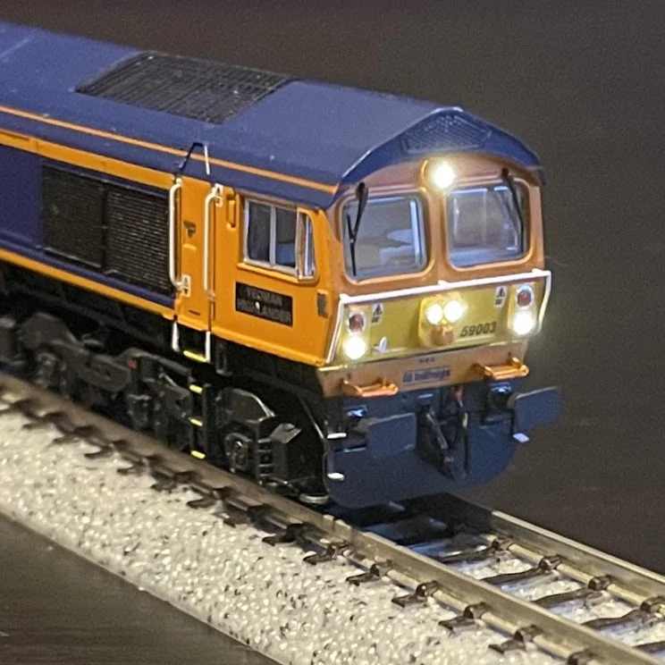 RT-N59-GB-003A Class 59 59003 Revised GBRf livery June 2020 – present Diesel Locomotive - Image 13
