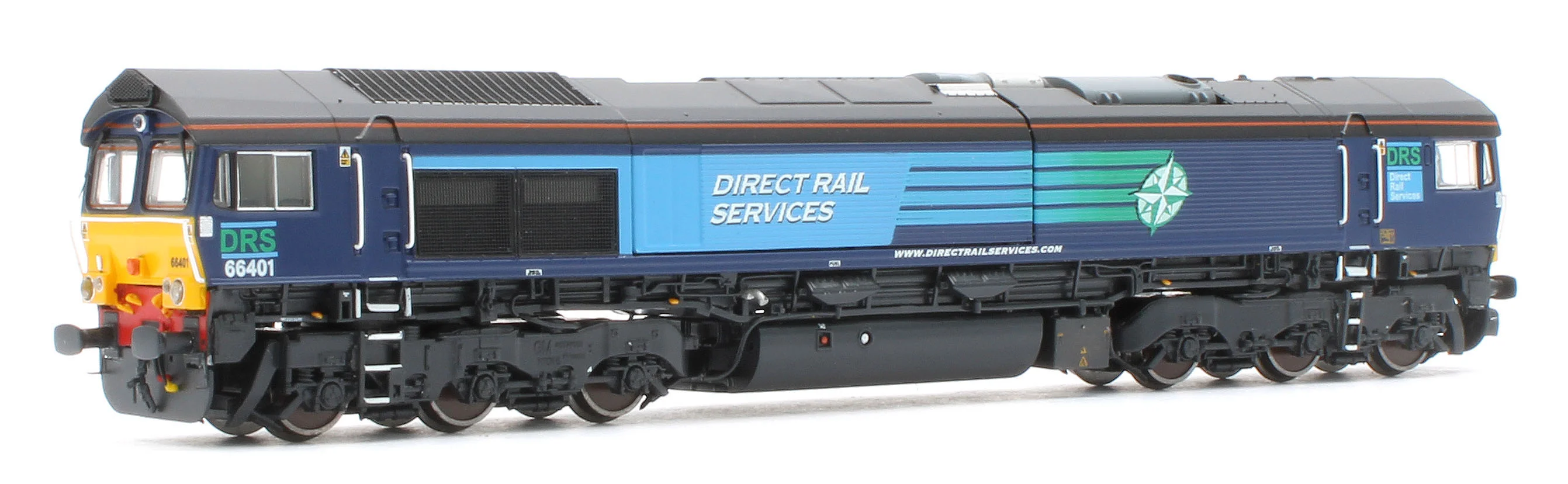 RT-N66-DRC-401DCC Class 66 66401 DRS Compass Diesel Locomotive - DCC Sound