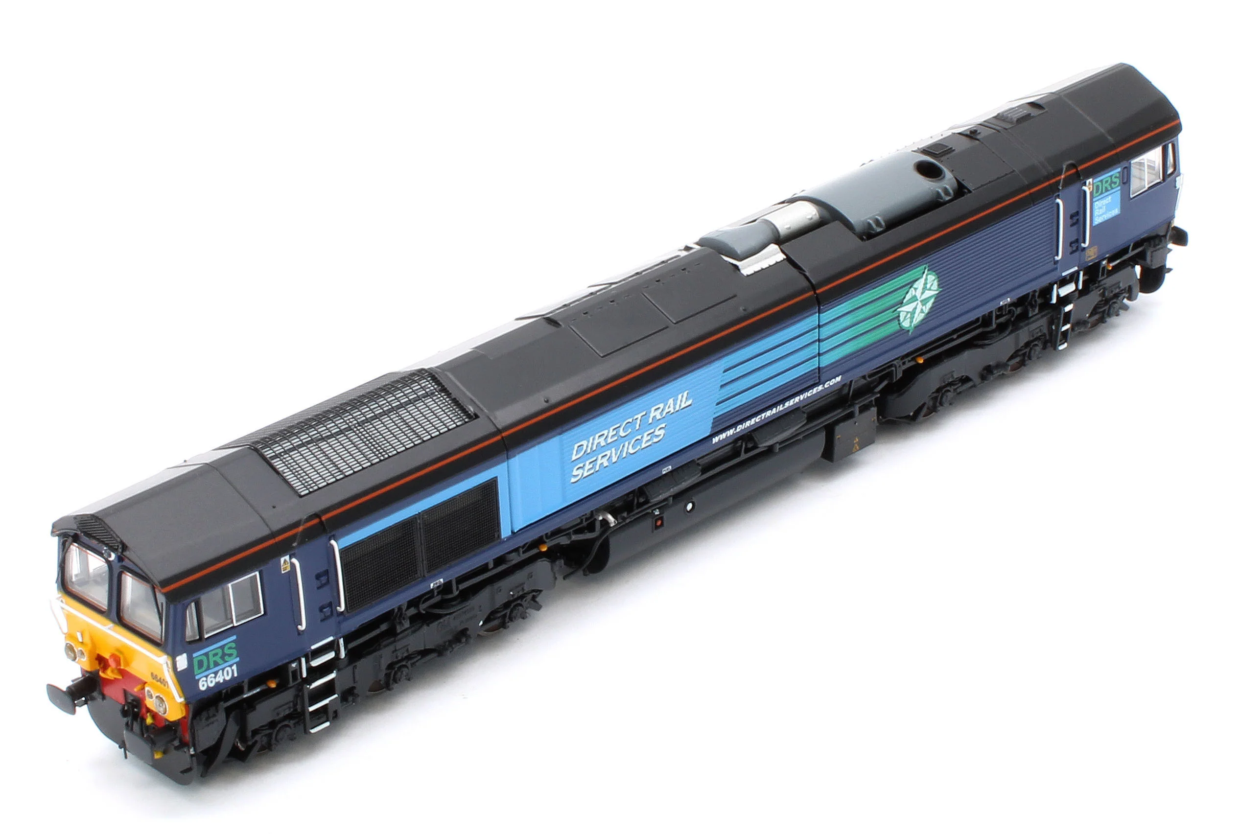 RT-N66-DRC-401DCC Class 66 66401 DRS Compass Diesel Locomotive - DCC Sound - Image 10