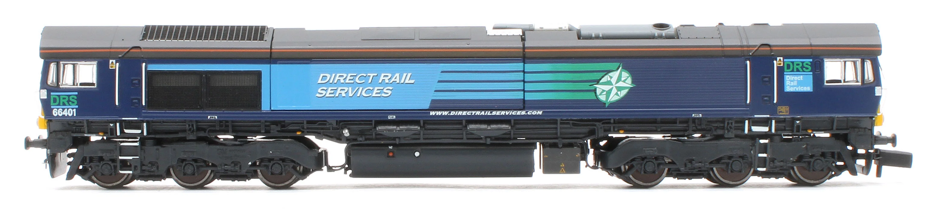 RT-N66-DRC-401DCC Class 66 66401 DRS Compass Diesel Locomotive - DCC Sound - Image 2