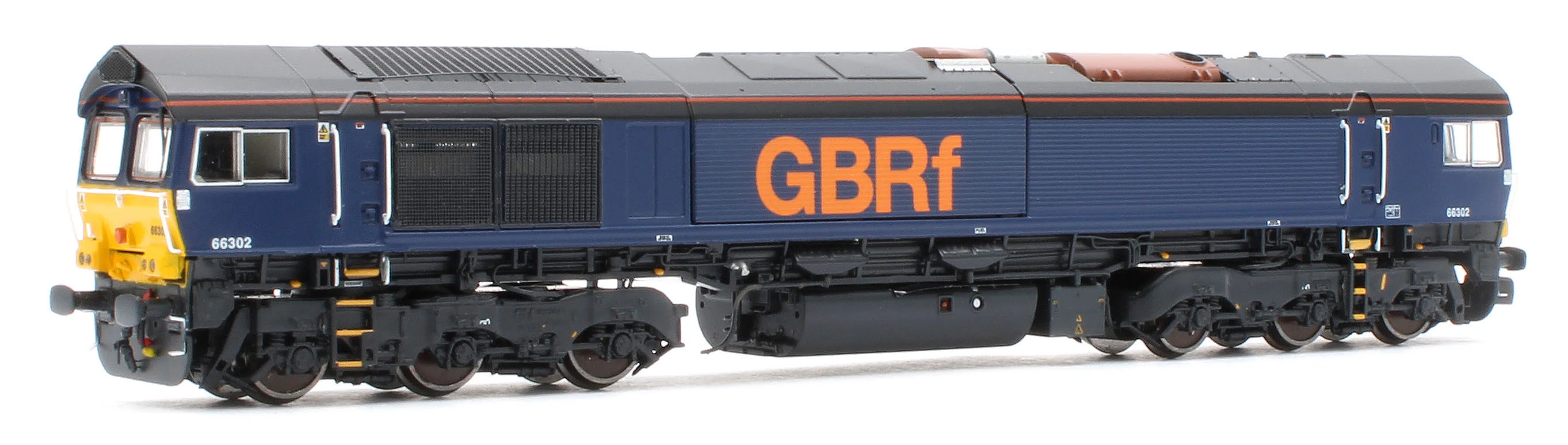 RT-N66-DRG-302DCC Class 66 66302 GBRf (ex-DRS Plain) Diesel Locomotive - DCC Sound