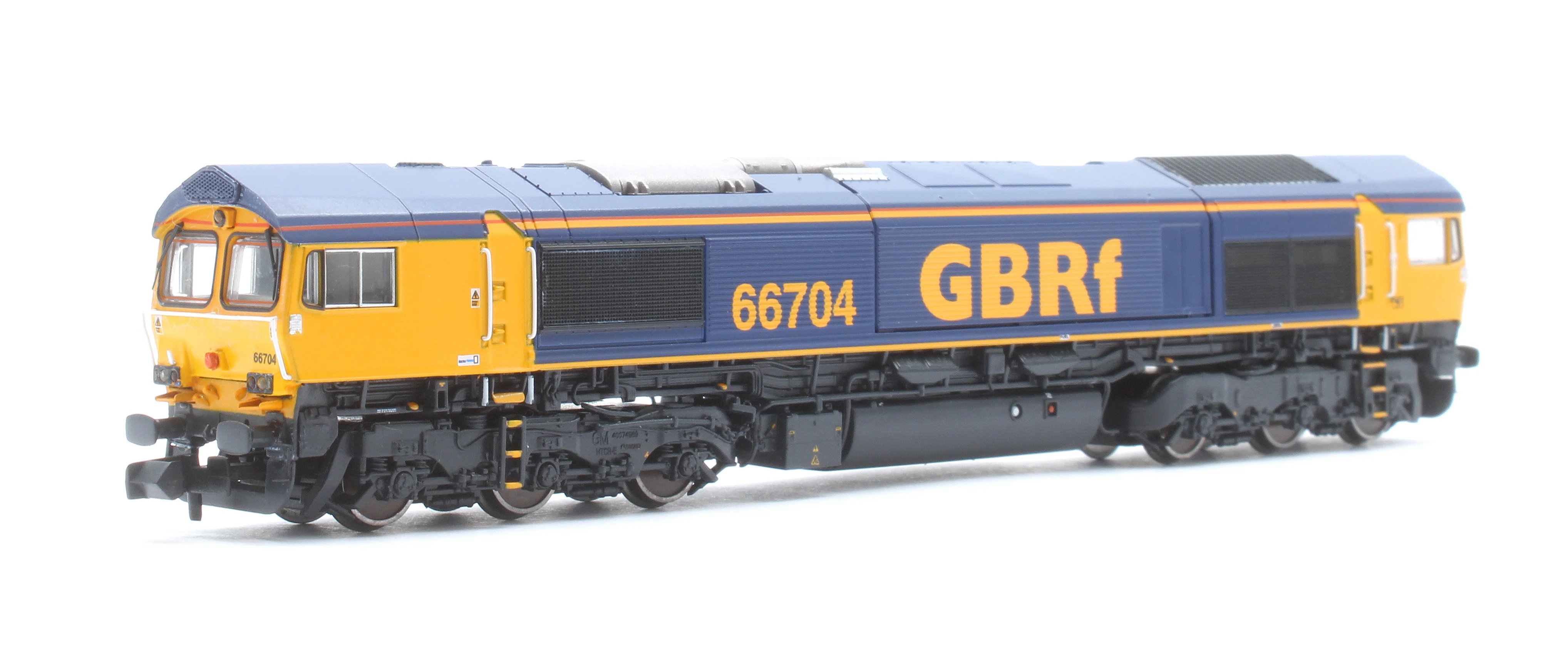 RT-N66-GBO-704DCC Class 66 66704 GBRf Original Livery Diesel Locomotive - DCC Sound - Image 3