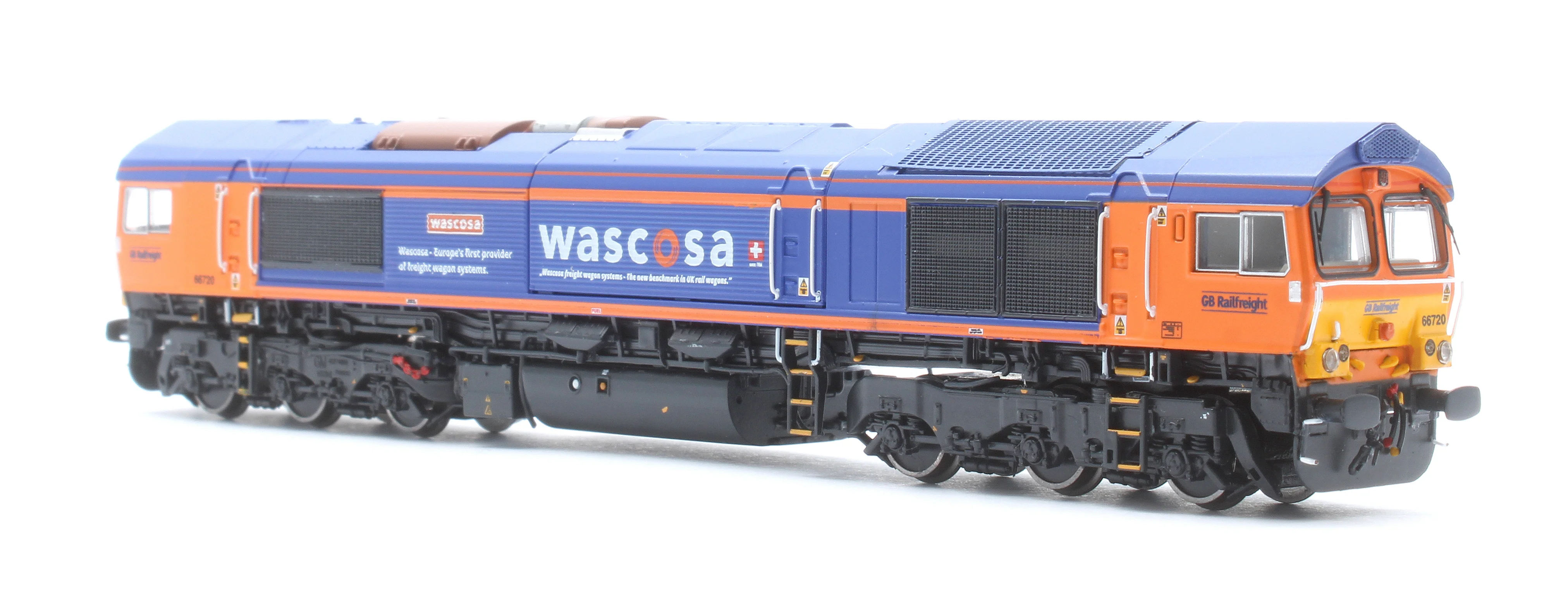 RT-N66-GBW-720DCC Class 66 66720 'Wascosa' GBRf Wascosa Diesel Locomotive - DCC Sound - Image 4