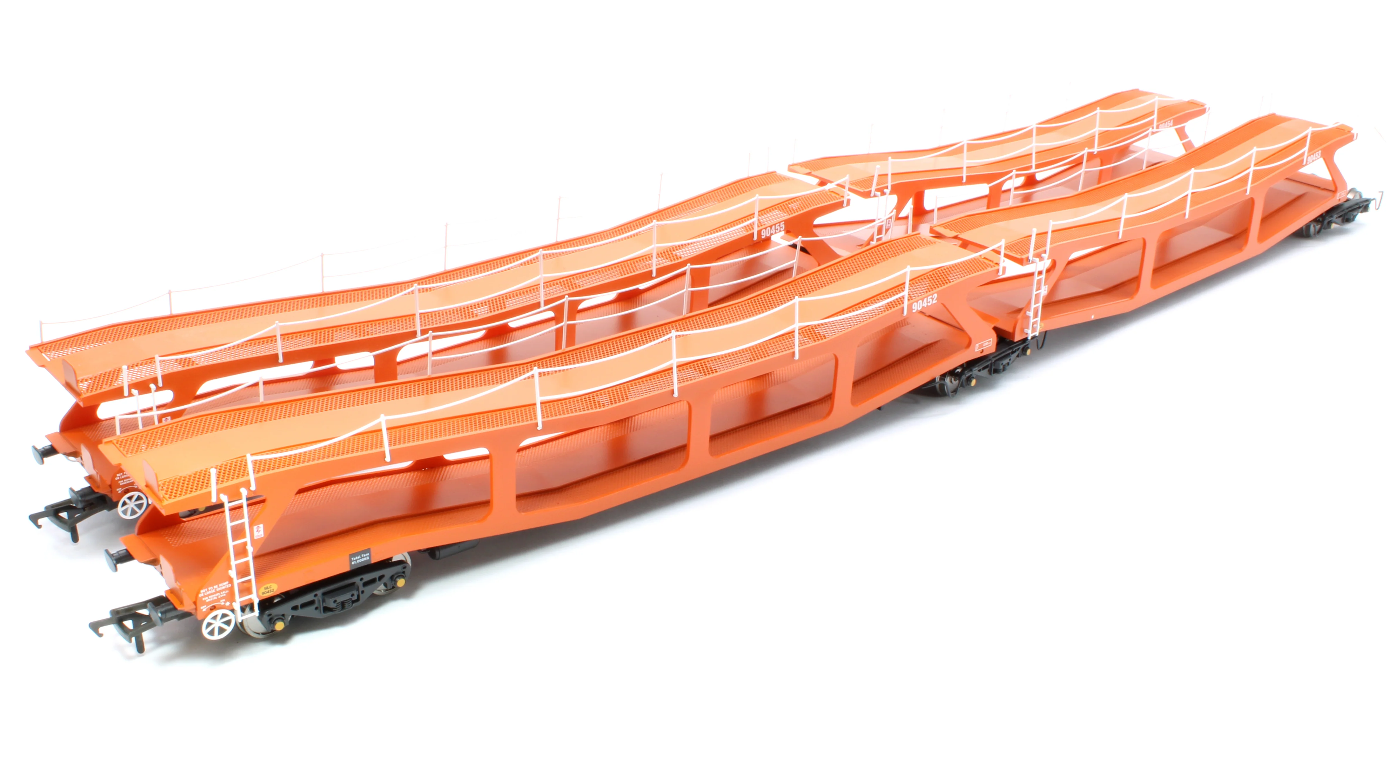 RT-OO-CAR4-403B Quad set Cartic-4 car carrier - Silcock and Collings orange (set B)