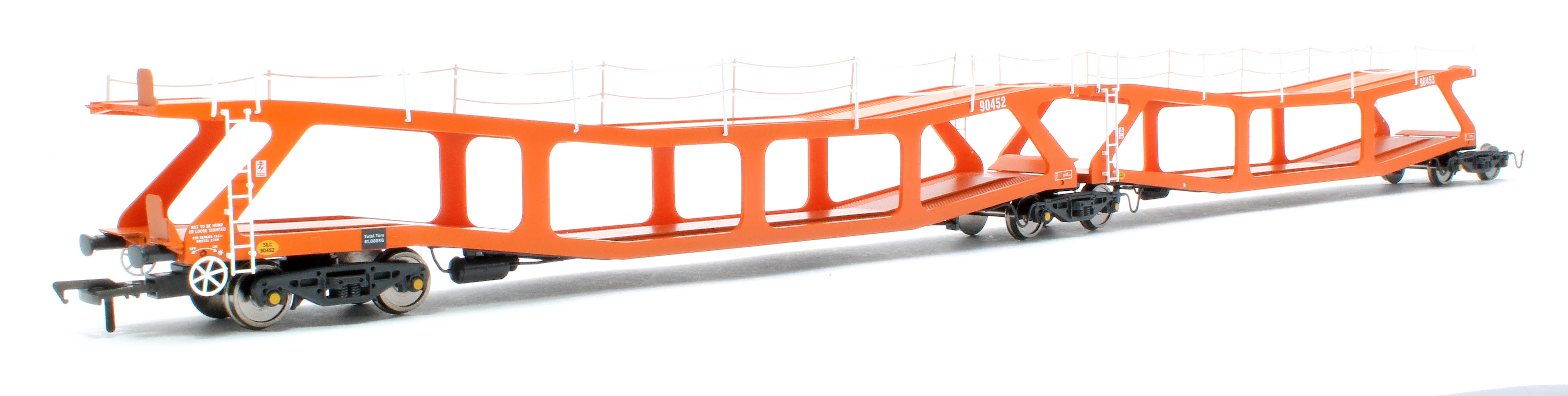 RT-OO-CAR4-403B Quad set Cartic-4 car carrier - Silcock and Collings orange (set B) - Image 4