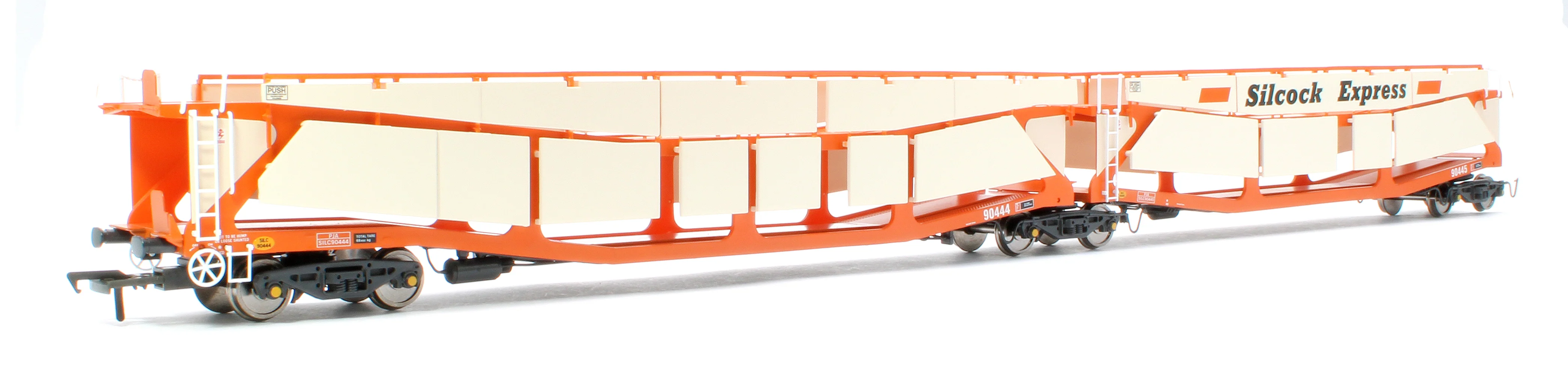 RT-OO-CAR4-414B Quad set Cartic-4 car carrier - Silcock Express livery with side screens (set B) - Image 3