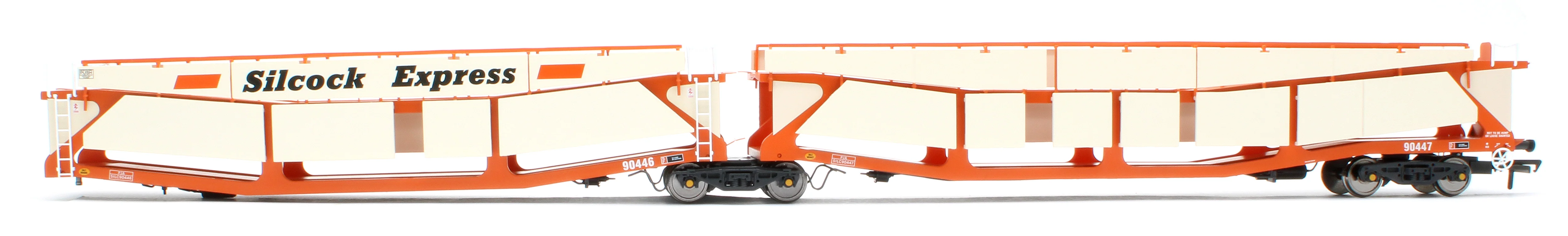 RT-OO-CAR4-414B Quad set Cartic-4 car carrier - Silcock Express livery with side screens (set B) - Image 6