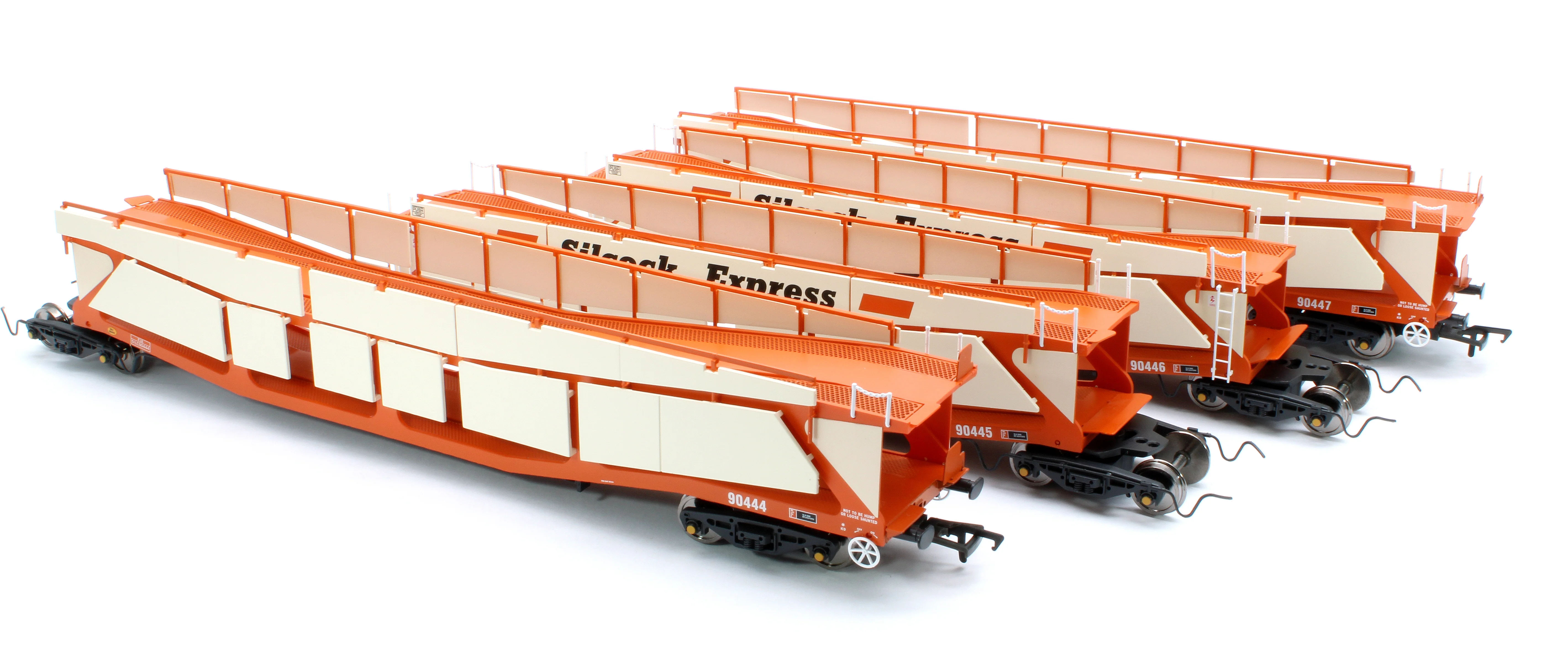 RT-OO-CAR4-414B Quad set Cartic-4 car carrier - Silcock Express livery with side screens (set B) - Image 8