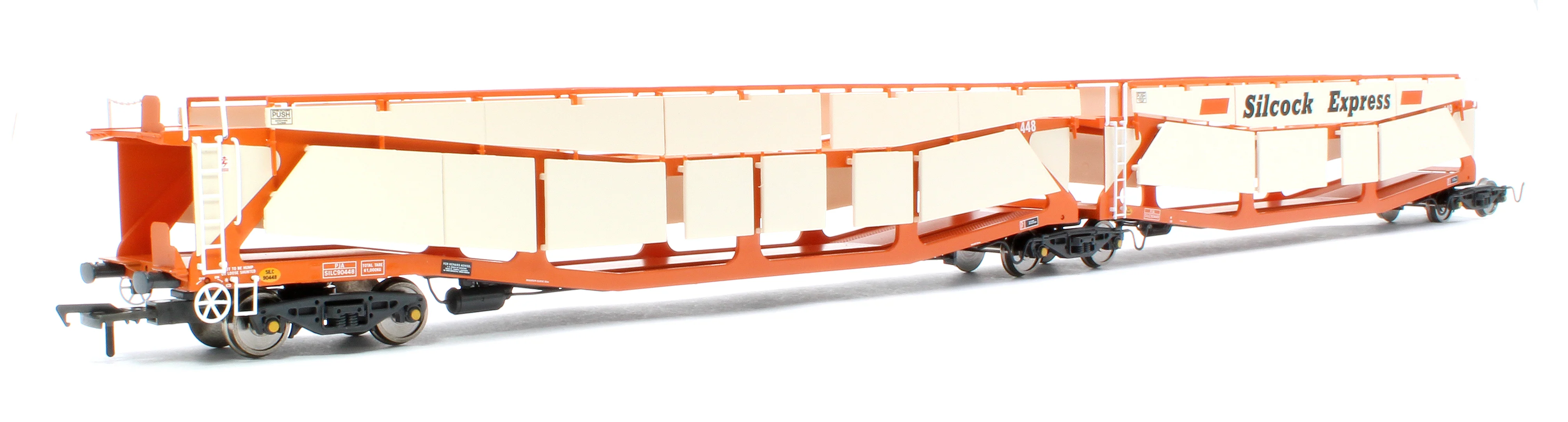 RT-OO-CAR4-425B Quad set Cartic-4 car carrier - Silcock Express livery with roof + side screens (set B) - Image 5