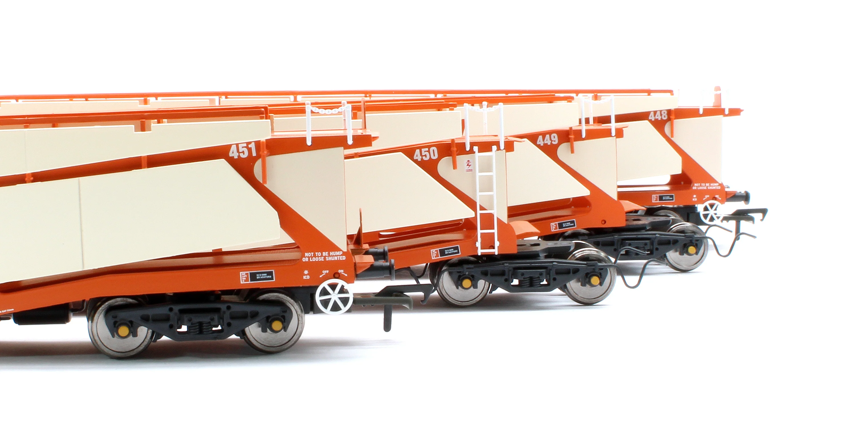 RT-OO-CAR4-425B Quad set Cartic-4 car carrier - Silcock Express livery with roof + side screens (set B) - Image 8