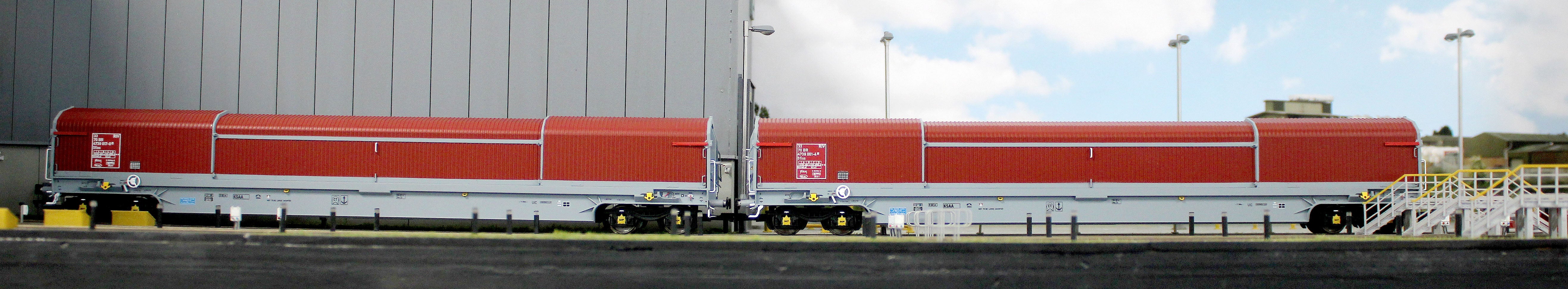 RT-OO-KSA-201C KSA ‘Rover Cube’ Wagons Original Maroon & Grey Livery No. 33 70 4739 044-4 and 059-2 - Twin Pack - Image 9