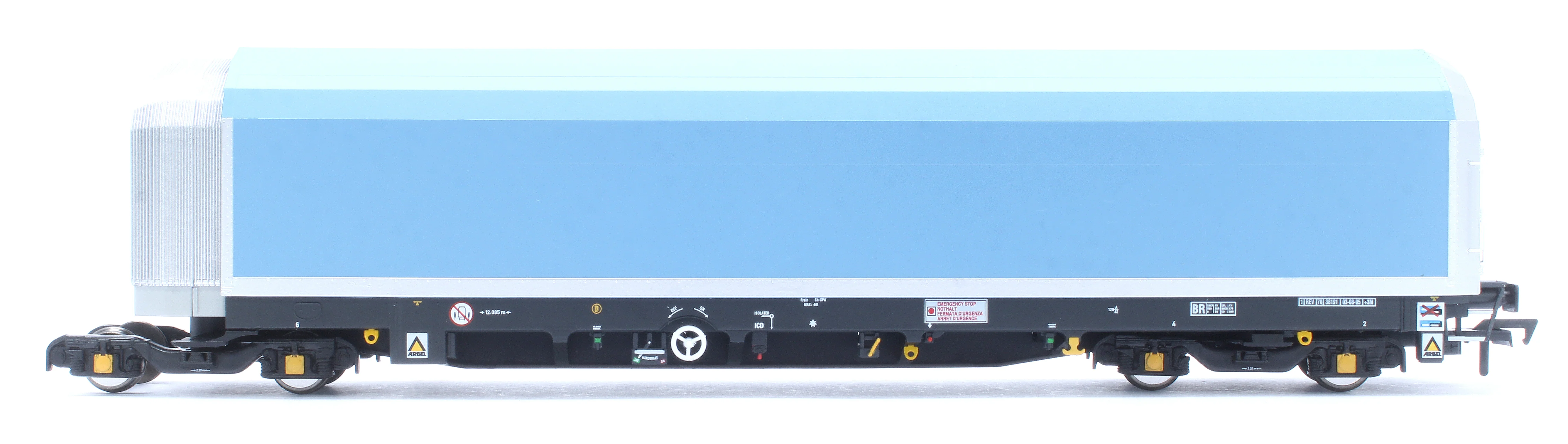 RT-OO-WIA-401B OO/4mm 5-car Arbel WIA car carrier with RfD squadron branding. Wagon 85 70 4971 022-4 - Image 3