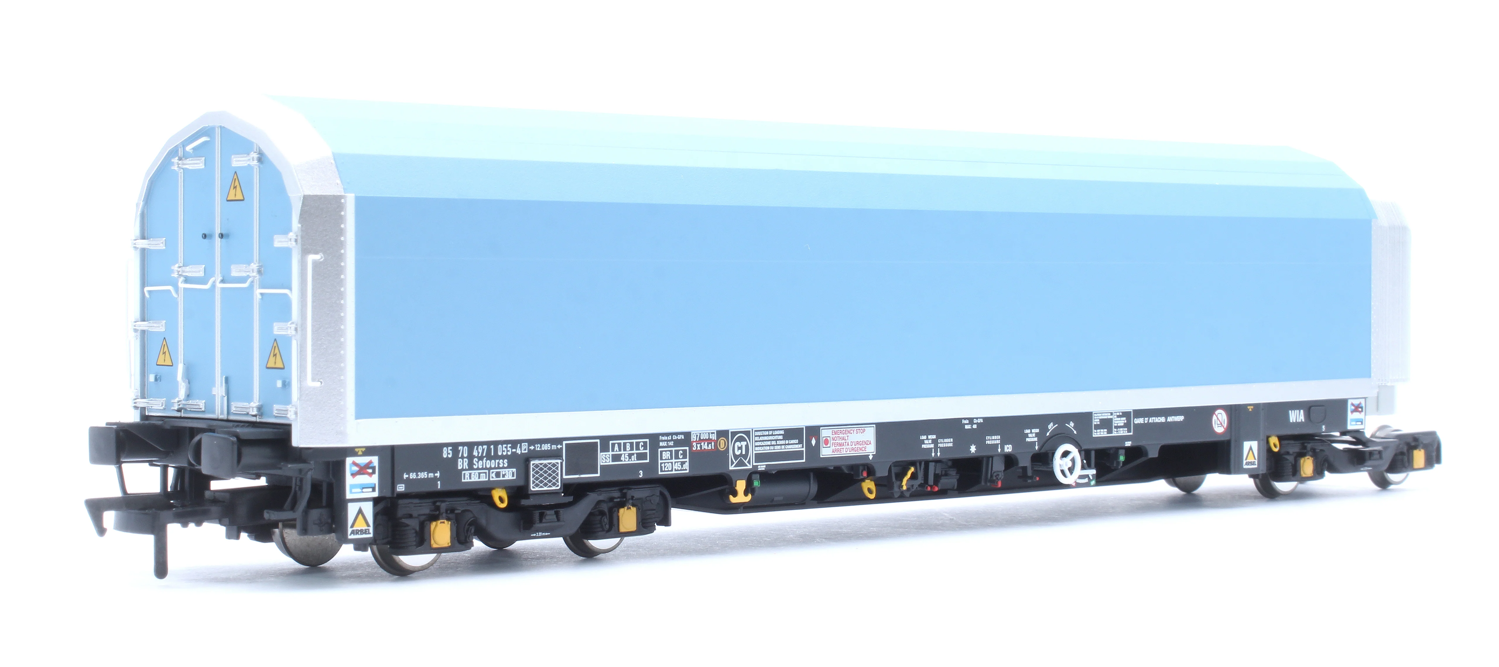 RT-OO-WIA-401C OO/4mm 5-car Arbel WIA car carrier with RfD squadron branding. Wagon 85 70 4971 055-4 - Image 2