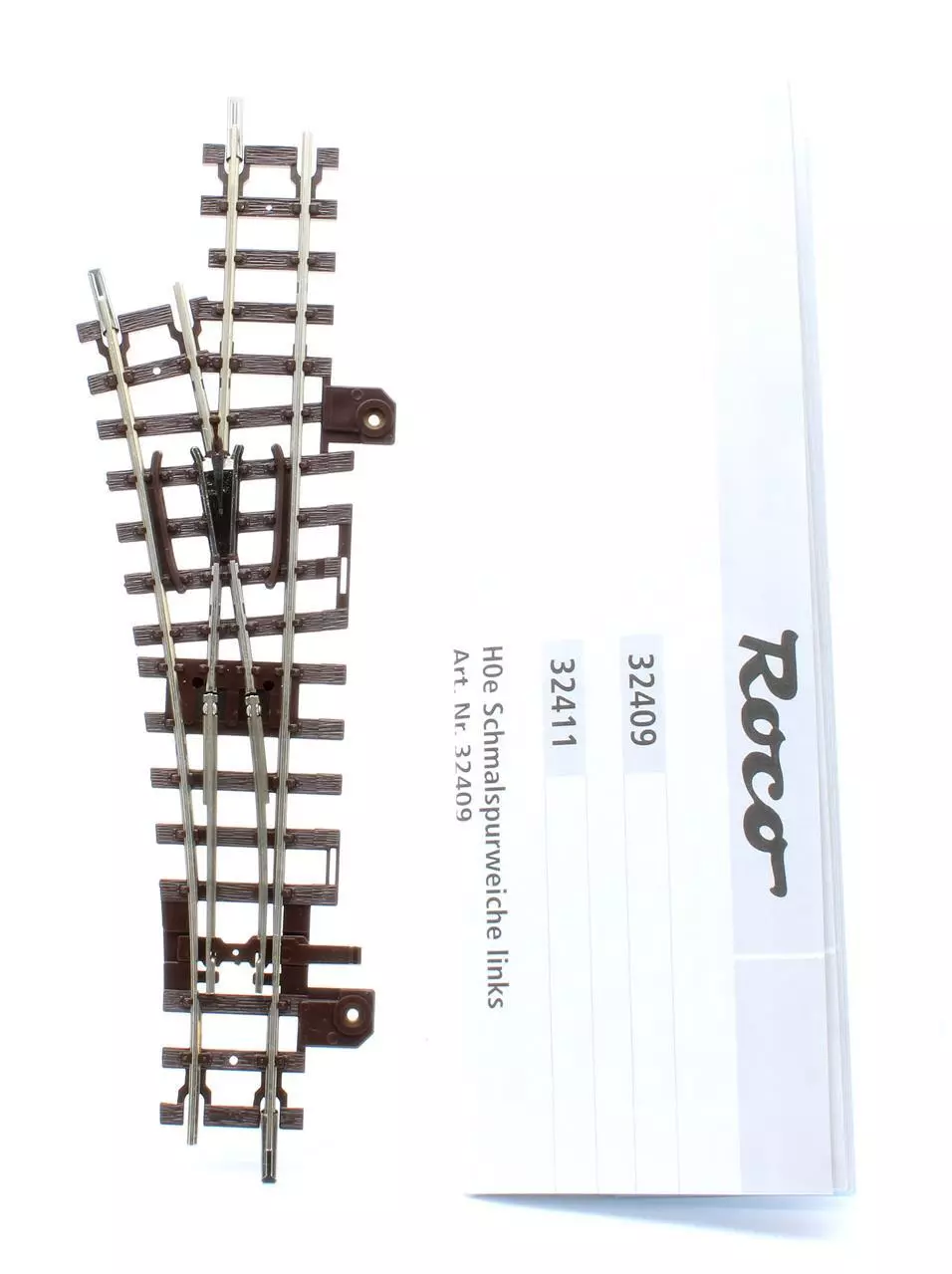 Pre-Owned 32409 HOe Narrow Gauge Left Hand Turnout
