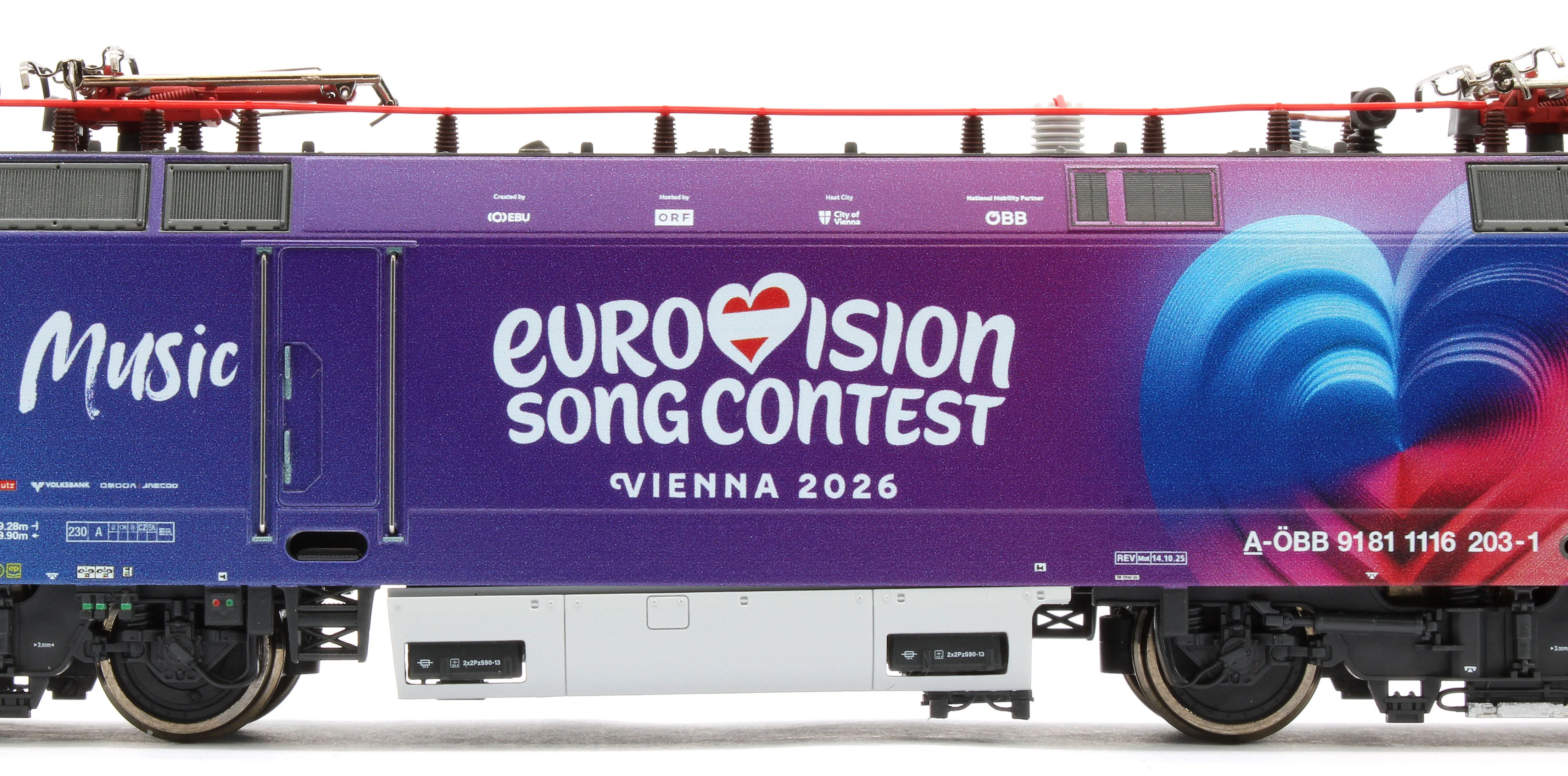 7500240 ÖBB 1116 203-1 "Eurovision Song Contest 2026" Electric Locomotive - Image 10