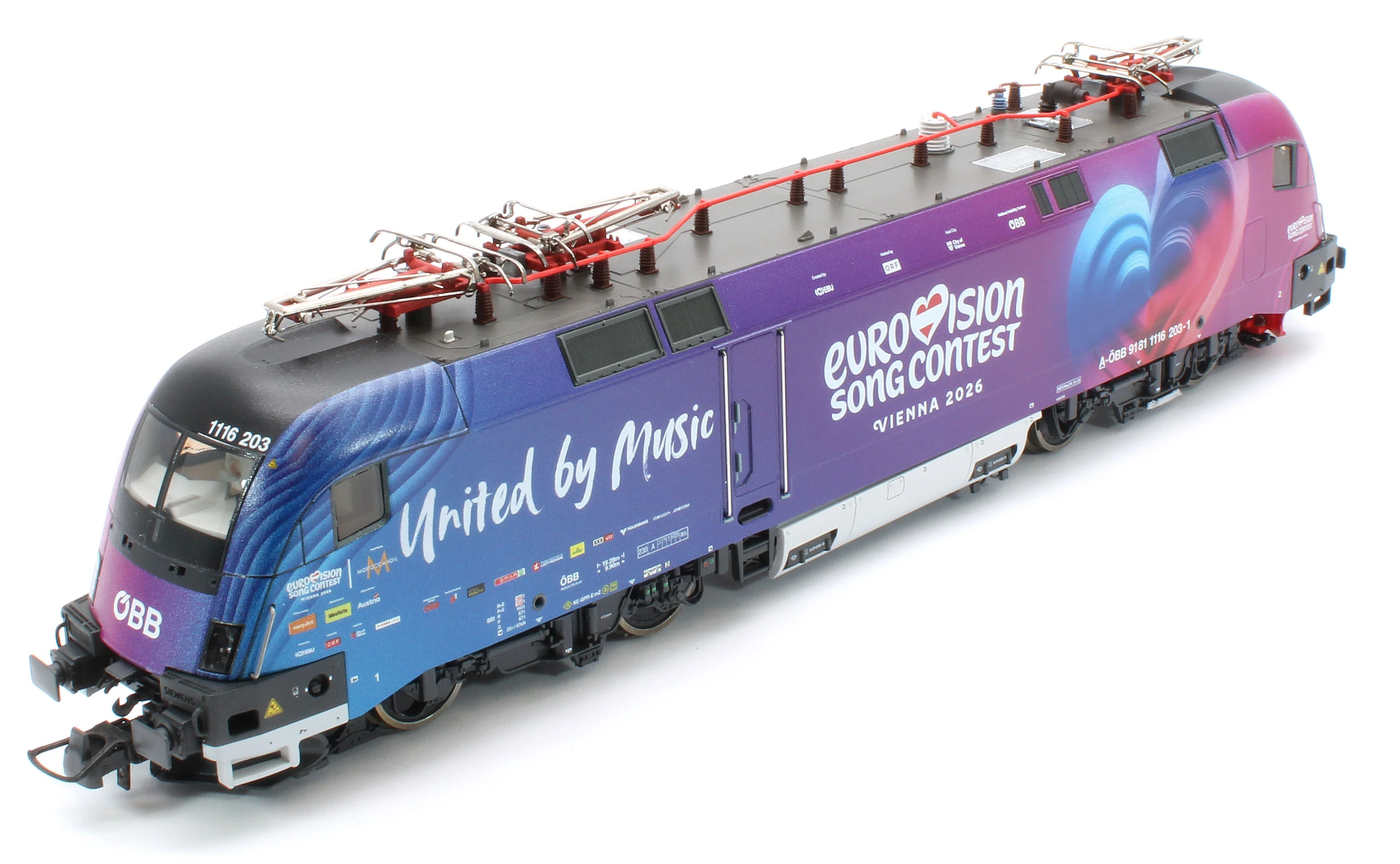 7500240 ÖBB 1116 203-1 "Eurovision Song Contest 2026" Electric Locomotive - Image 12