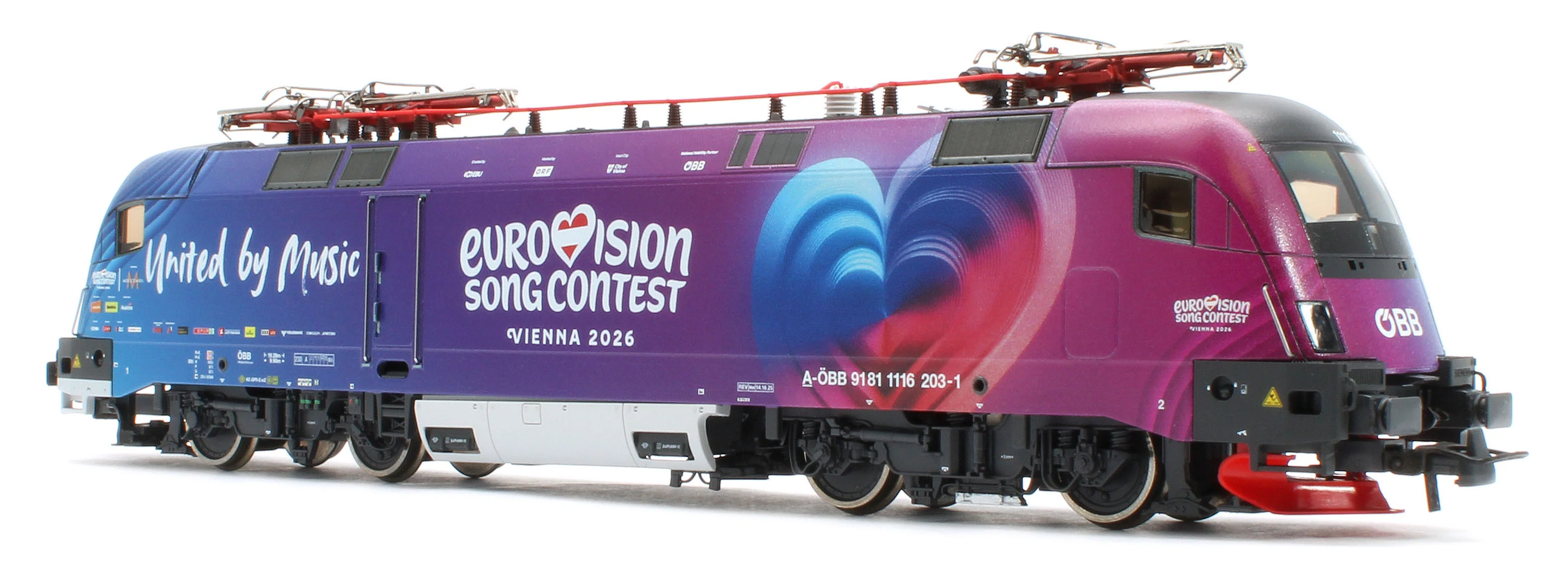 7500240 ÖBB 1116 203-1 "Eurovision Song Contest 2026" Electric Locomotive - Image 3