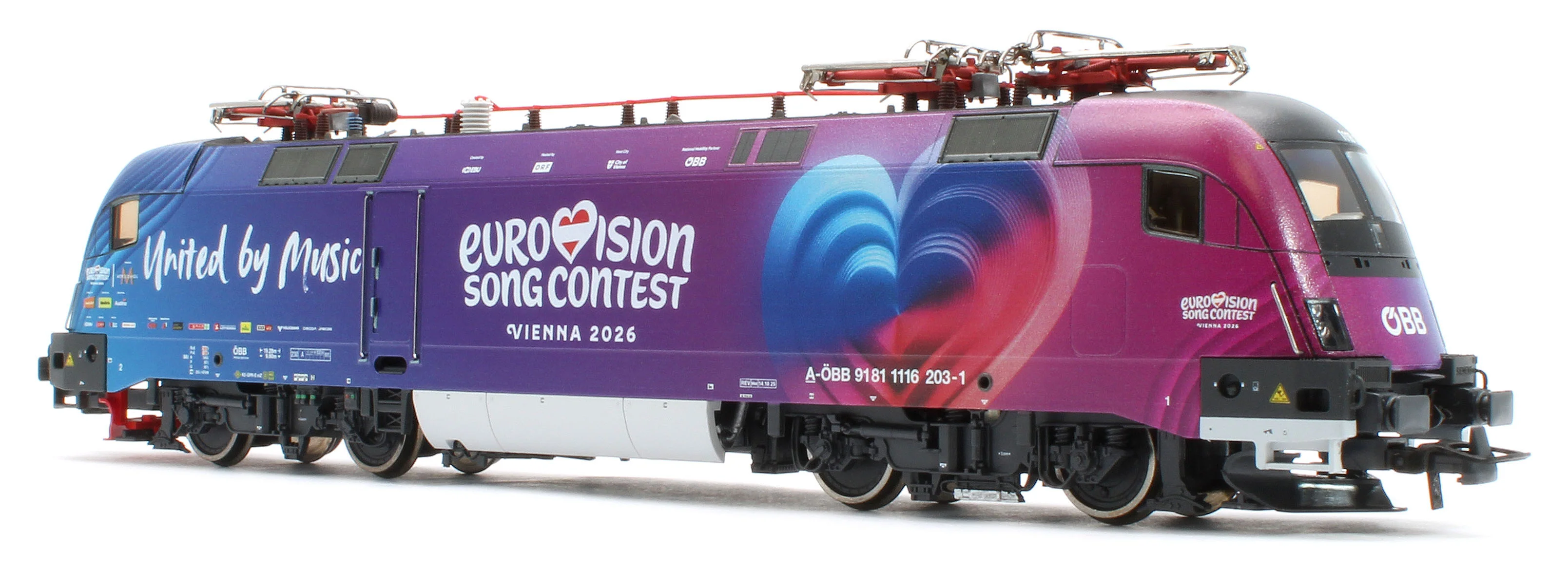 7500240 ÖBB 1116 203-1 "Eurovision Song Contest 2026" Electric Locomotive - Image 6