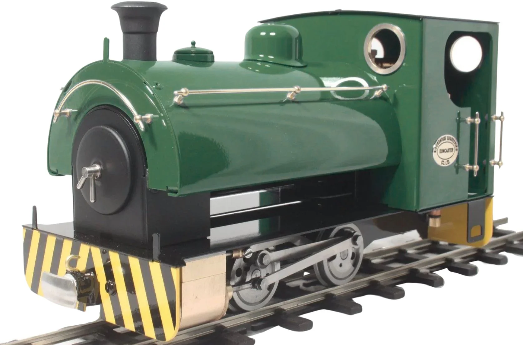 PEGGIE-GREEN-32 0-4-0 Saddle Tank 'Peggie' Mid Brunswick Green (Manual) Steam Locomotive